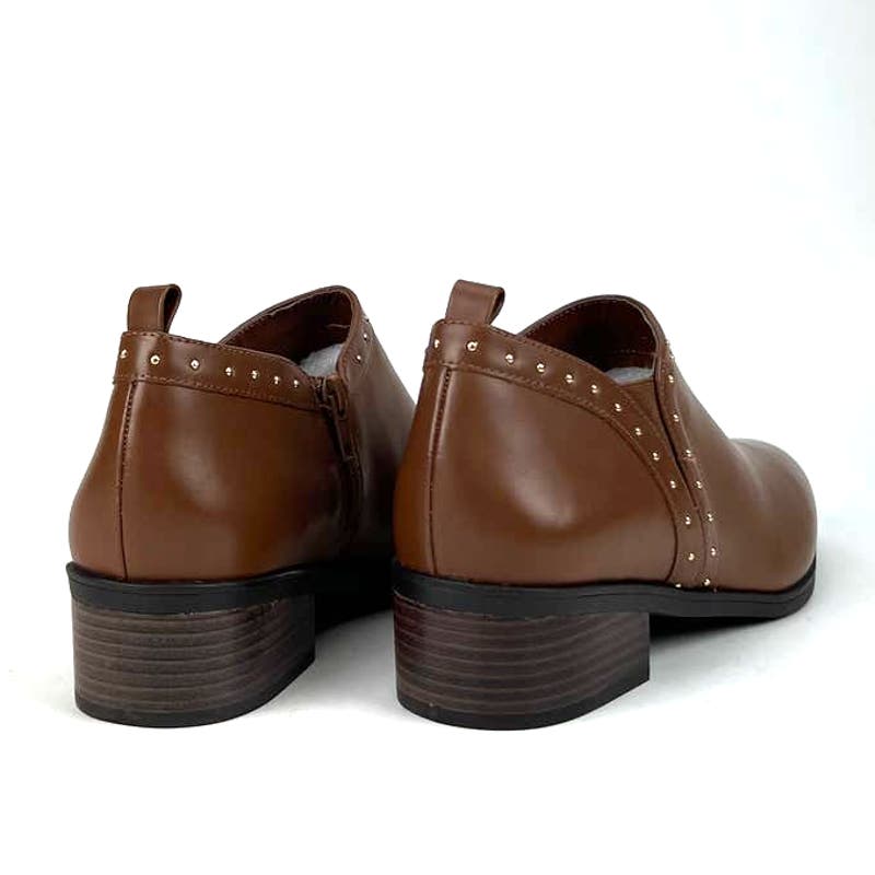 Bella Vita Women US 10 Dark Tan Brown Leather Ankle Boot Shoes