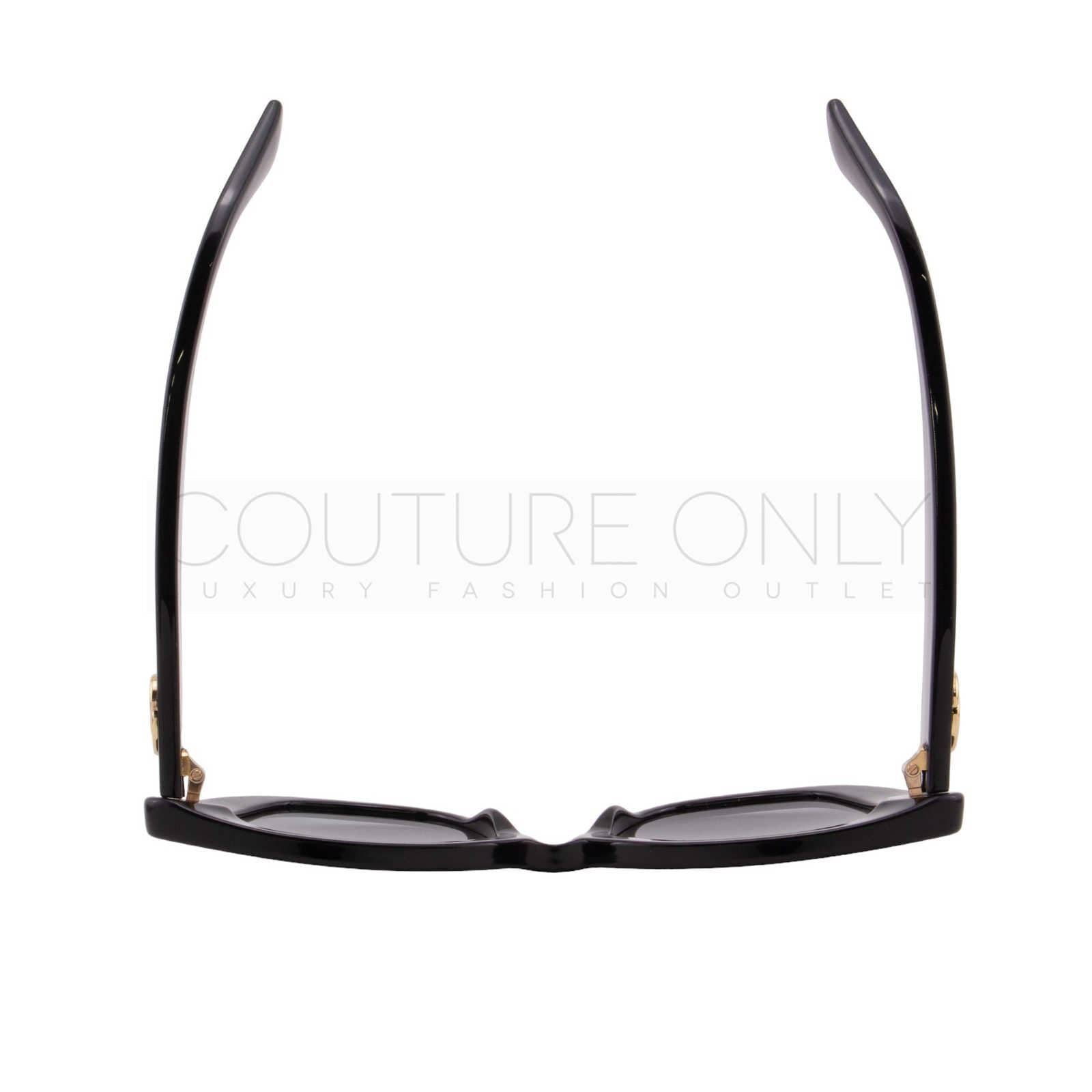Women Black Oversized Cat Eye Sunglasses GG0327S-001