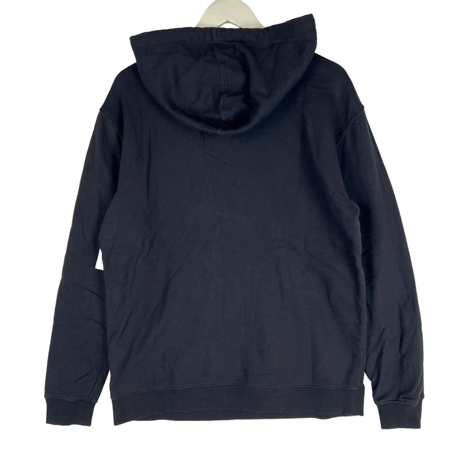 Hudson Authentic Men Black Hoodie US S Long Sleeve Pullover 100% Cotton