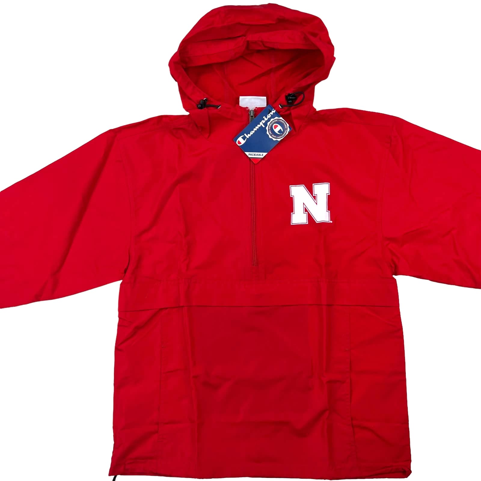 Champion Men Red Anorak US S Windbreaker jacket