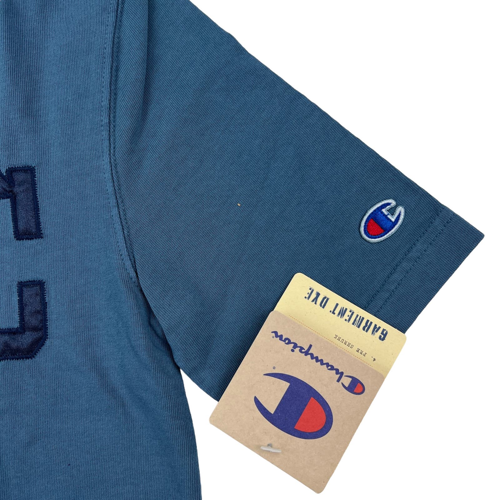 Champion Men Blue T-Shirt Crew Neck Short Sleeve US XS