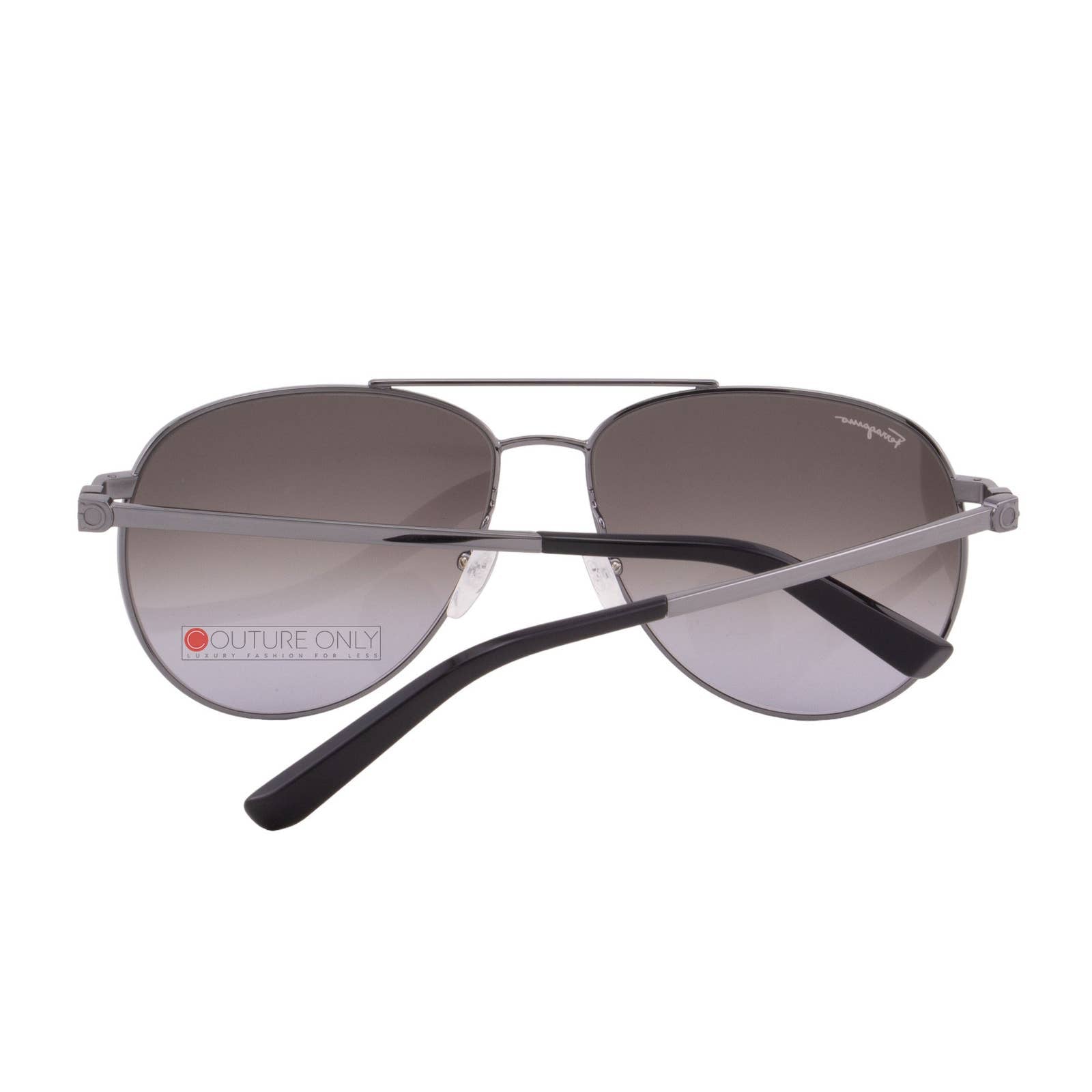 Men Aviator Shiny Ruthenium Sunglasses
