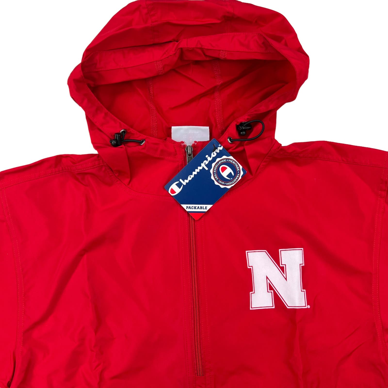 Champion Men Red Anorak US S Windbreaker jacket