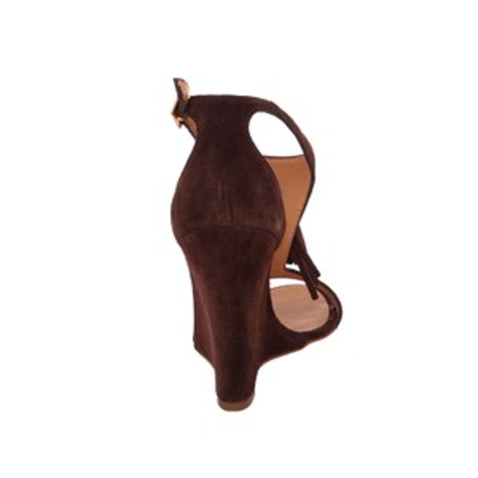 DSQUARED2 Women US 10 Brown Suede High Heels Tassel T-Strap