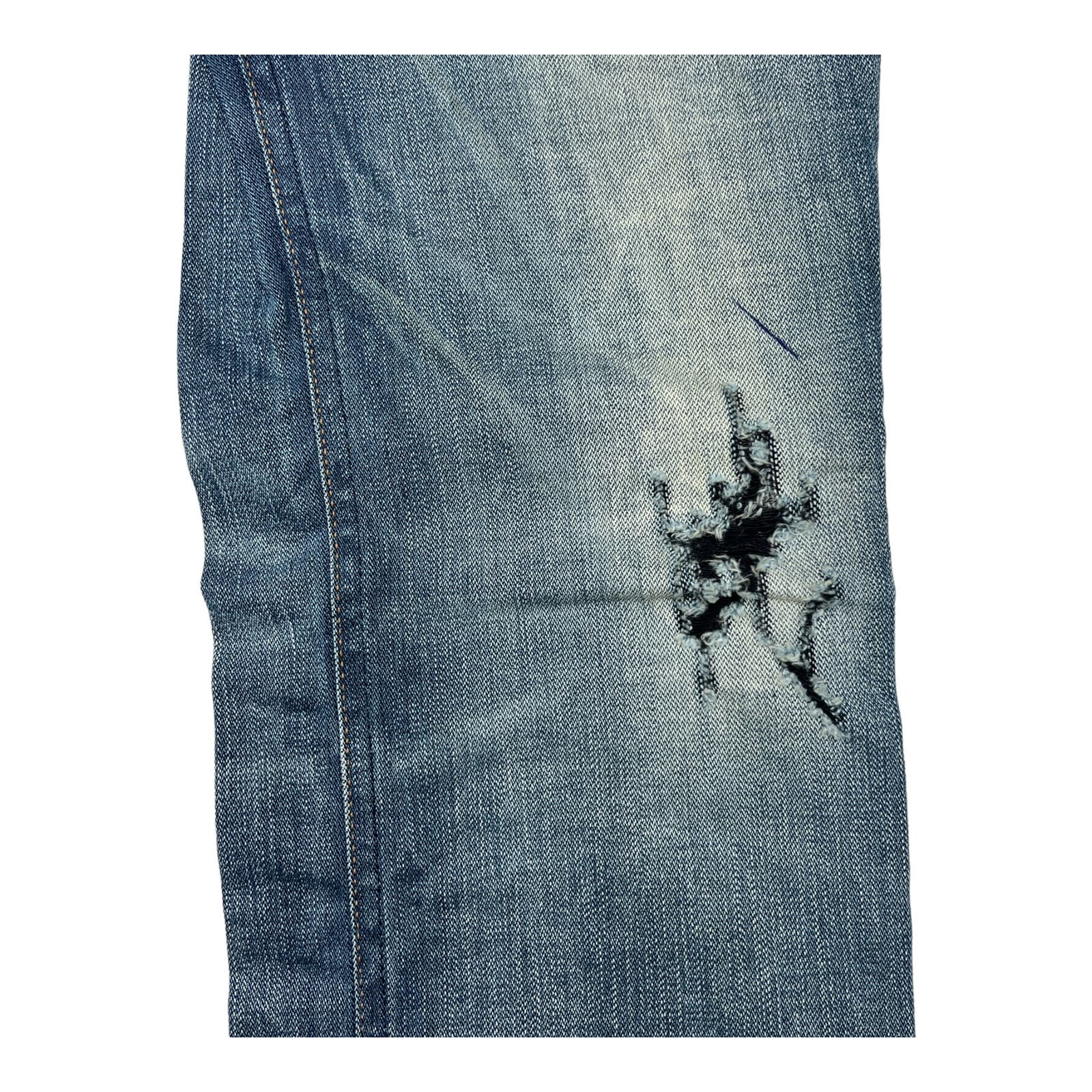 Diesel Women Denim Blue Jeans US 27 Washed Super Slim Skinny