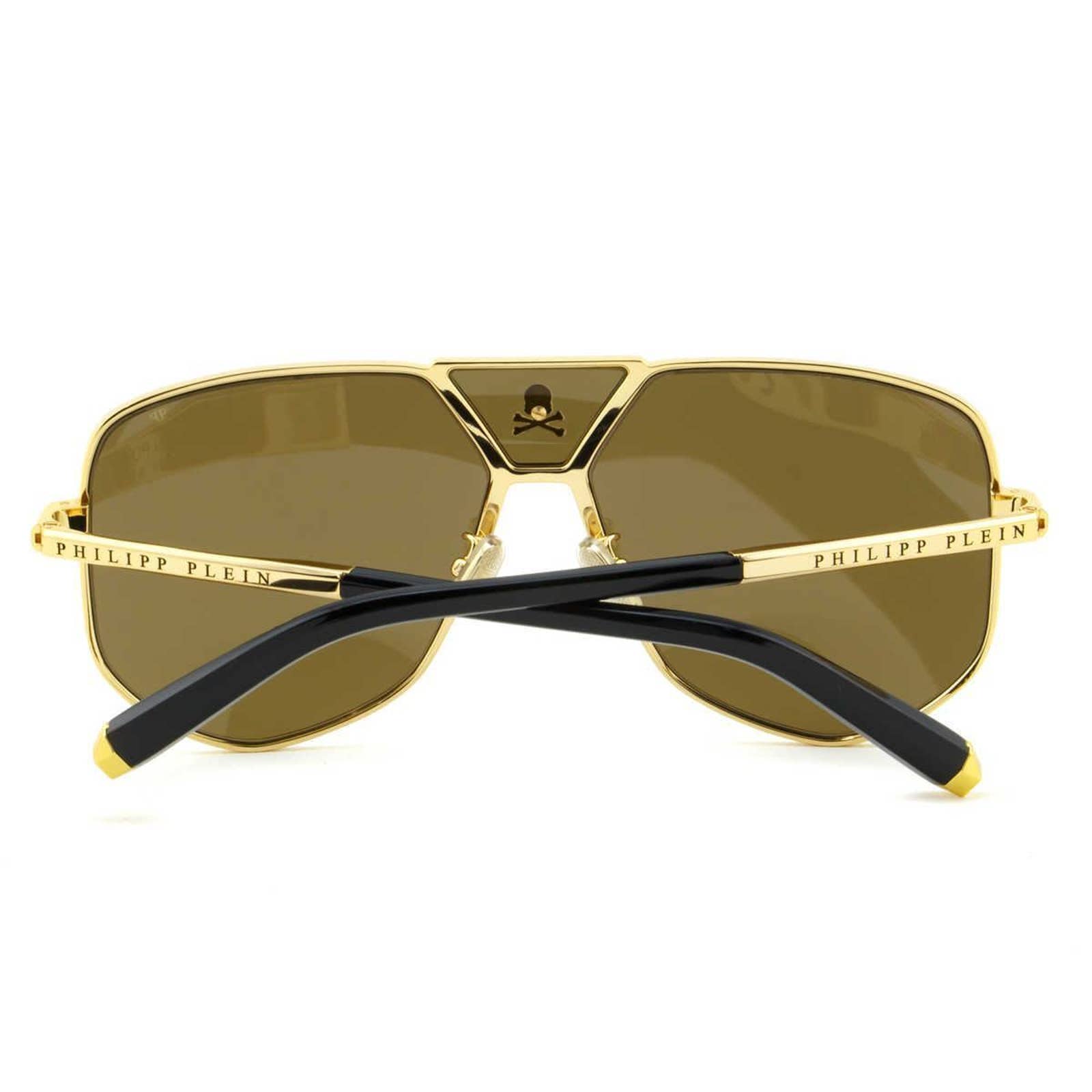 Men Aviator Gold Titanium Sunglasses