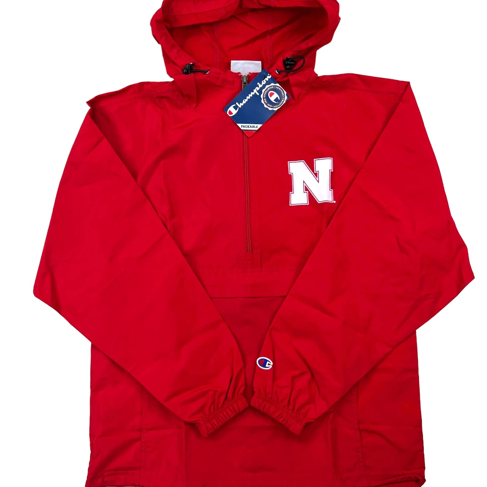 Champion Men Red Anorak US S Windbreaker jacket