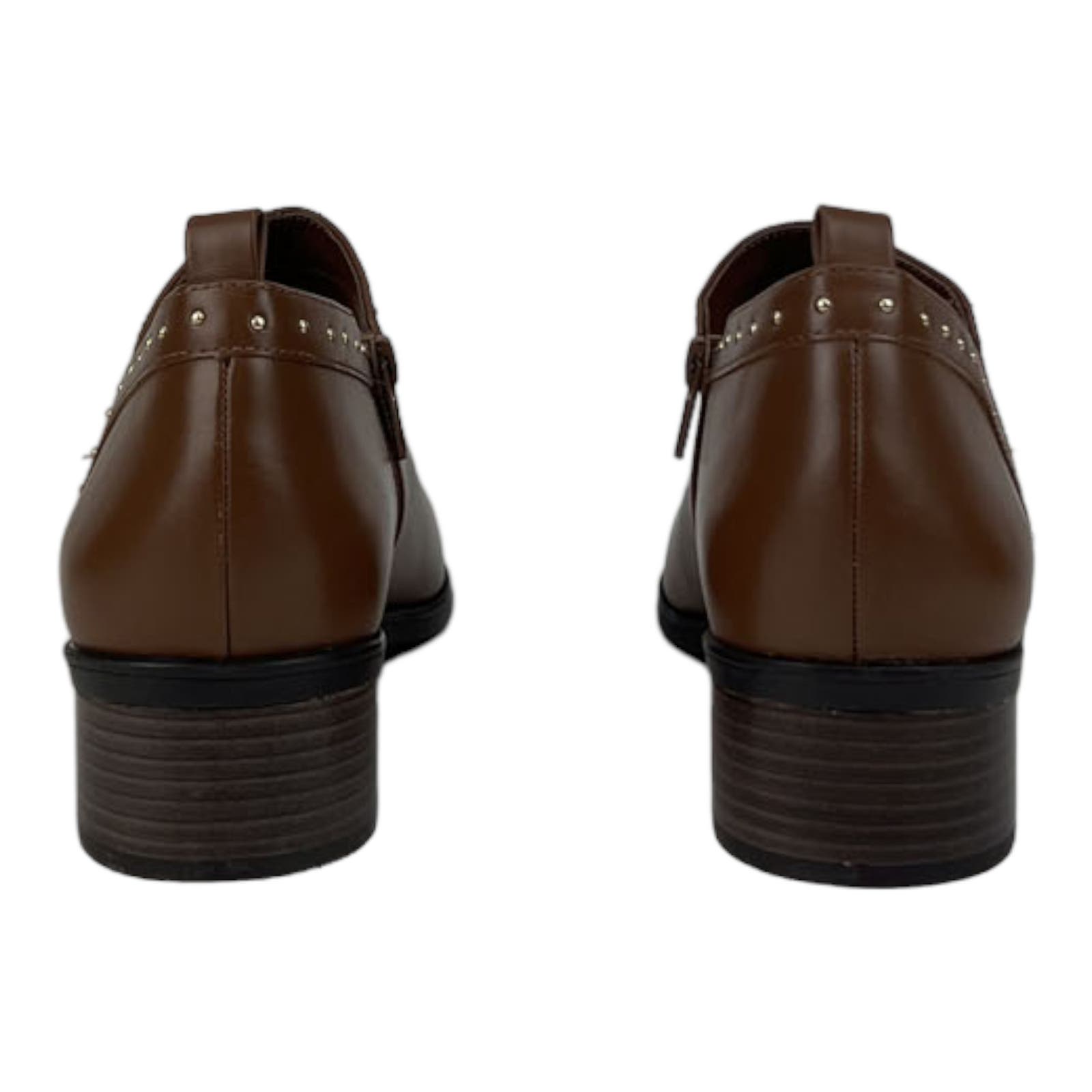 Bella Vita Women US 8.5 Dark Tan Brown Leather Ankle Boot Shoes