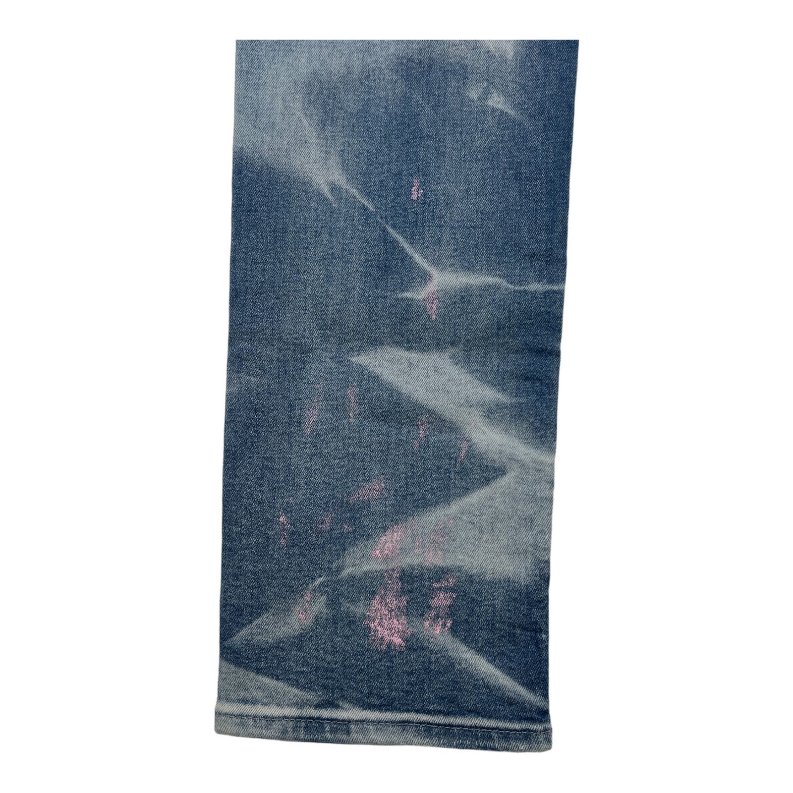 PRPS Le Sabre Men Light Wash Jeans US 31 Ripped Bleached Slim Fit