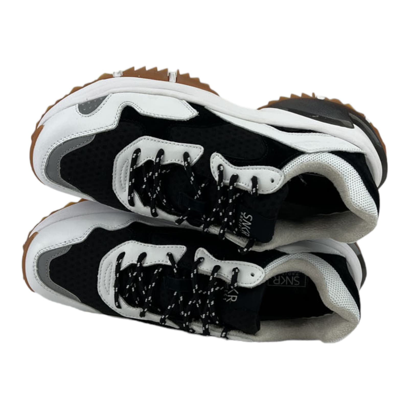 SNKR Project Men US 11.5 Sneaker Black White Prospect Park SNKR1941