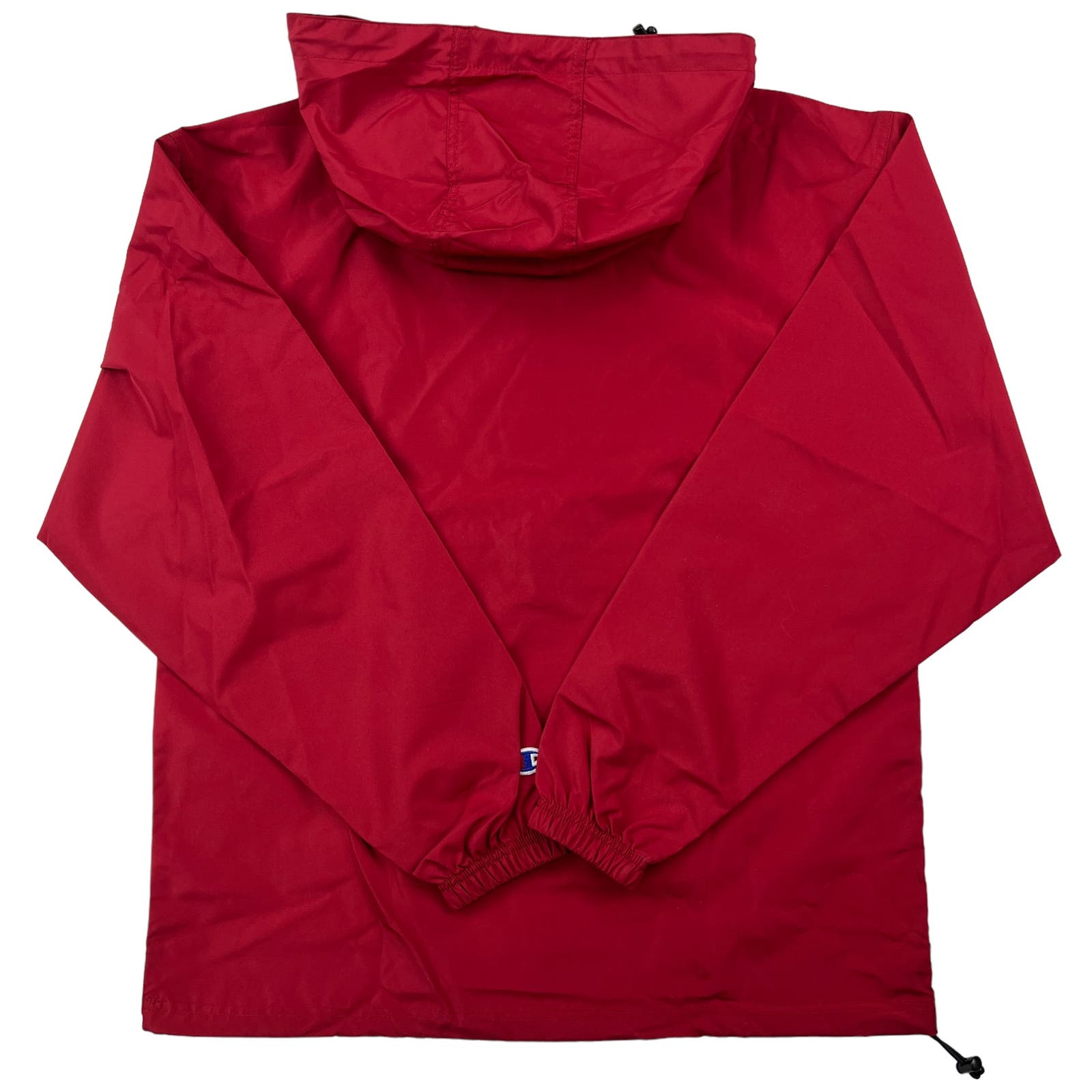 Champion Men Red Packable Jacket US S Lightweight Hooded Windbreaker