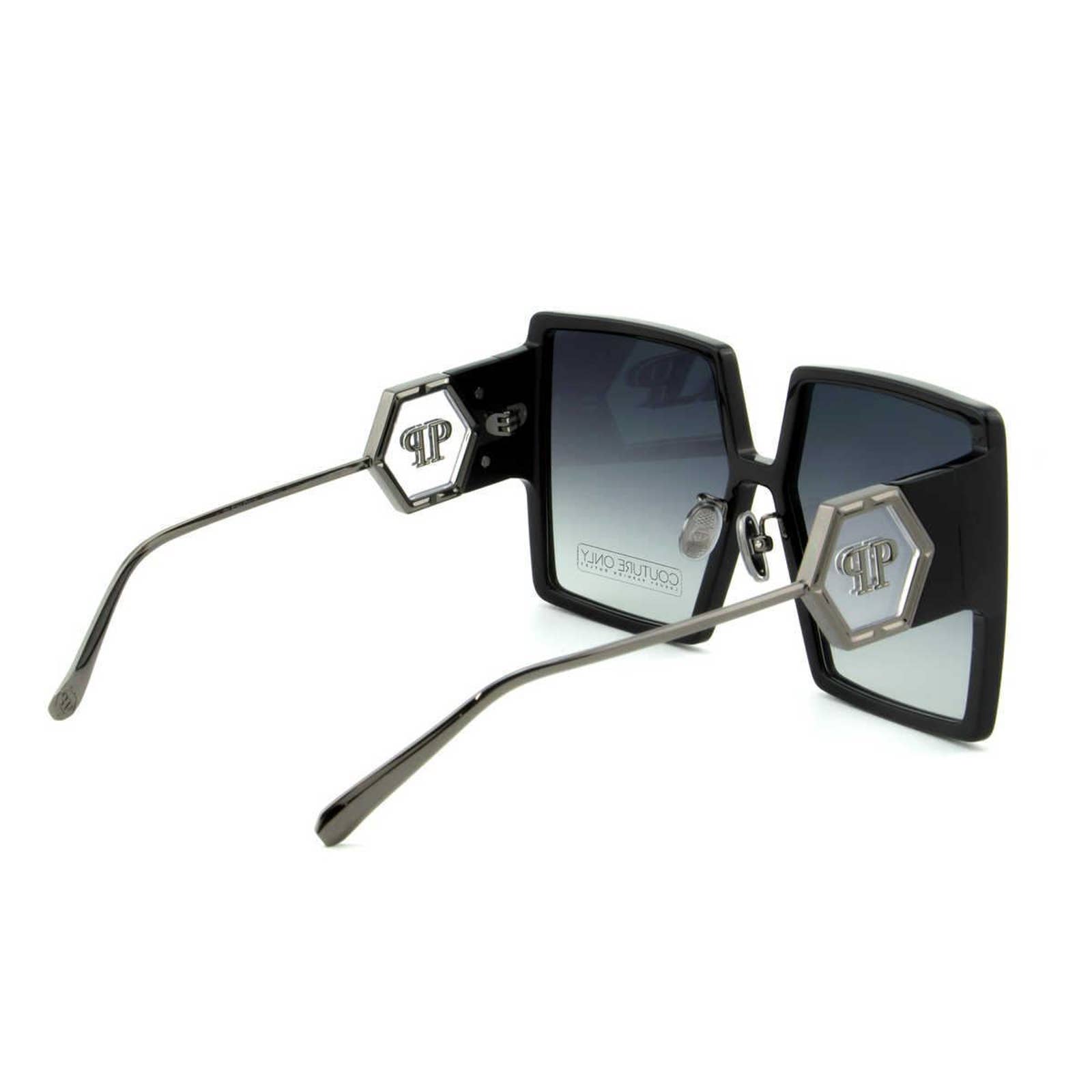 Diva Women Oversized Square Black Sunglasses