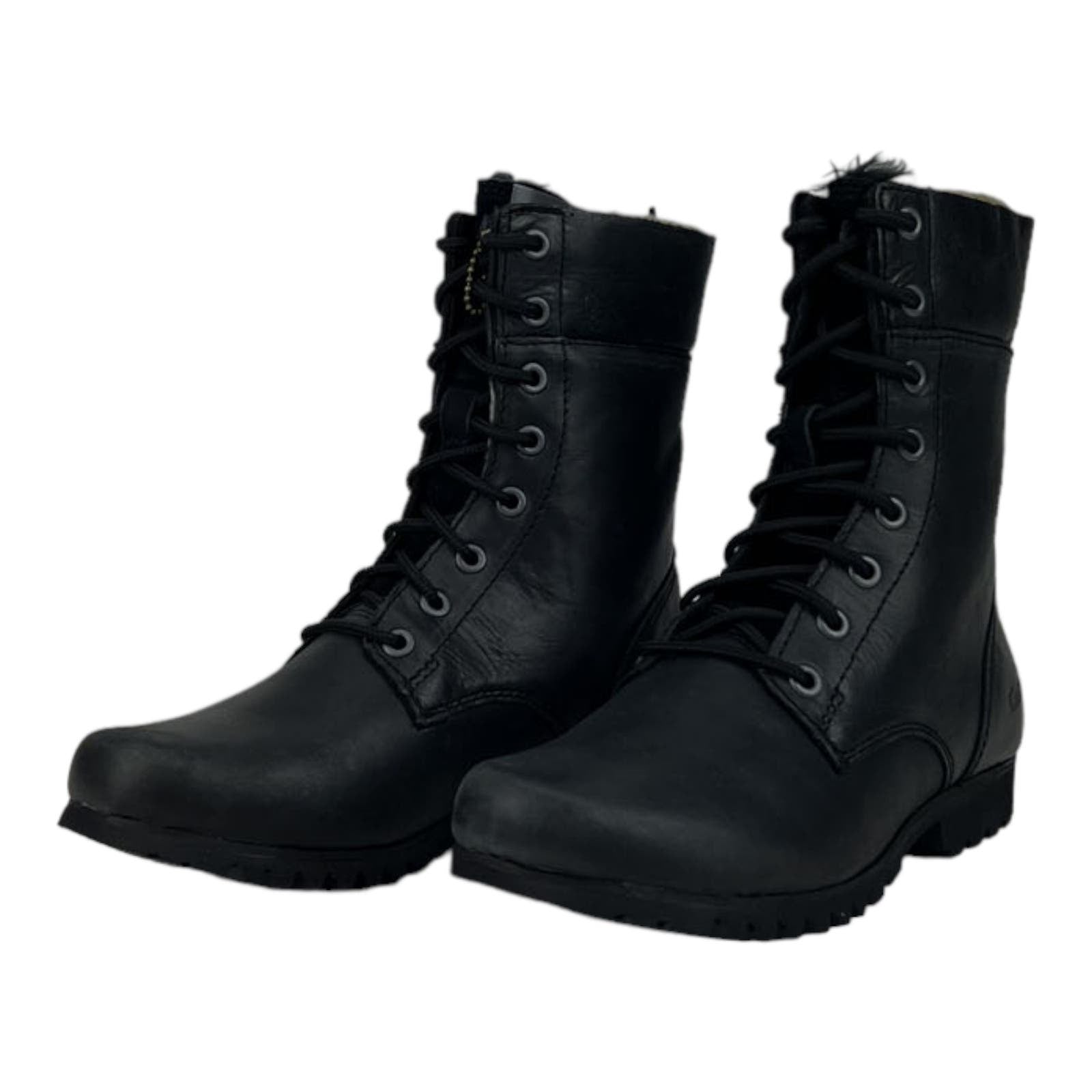 Caterpillar CAT Women US 7.5 Winter Alexi Combat Black Ankle Boots
