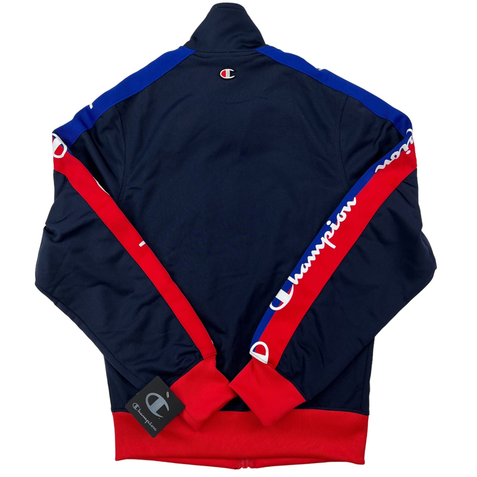 Champion Men US XS Navy Blue Full Zip Jacket