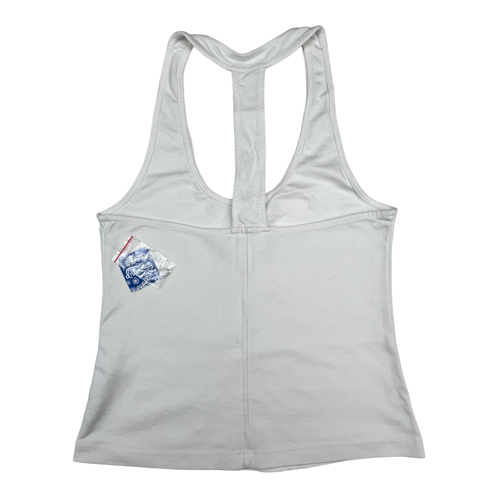 Free People Women Ivory Tank Top US L Casual Summer Shirt