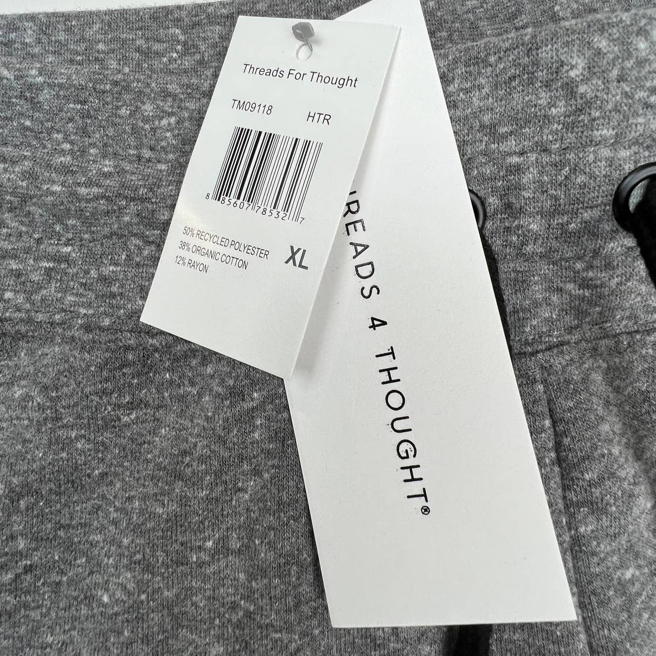 Threads For Throught Men Grey Pants US XL Casual Sport Sweatpants