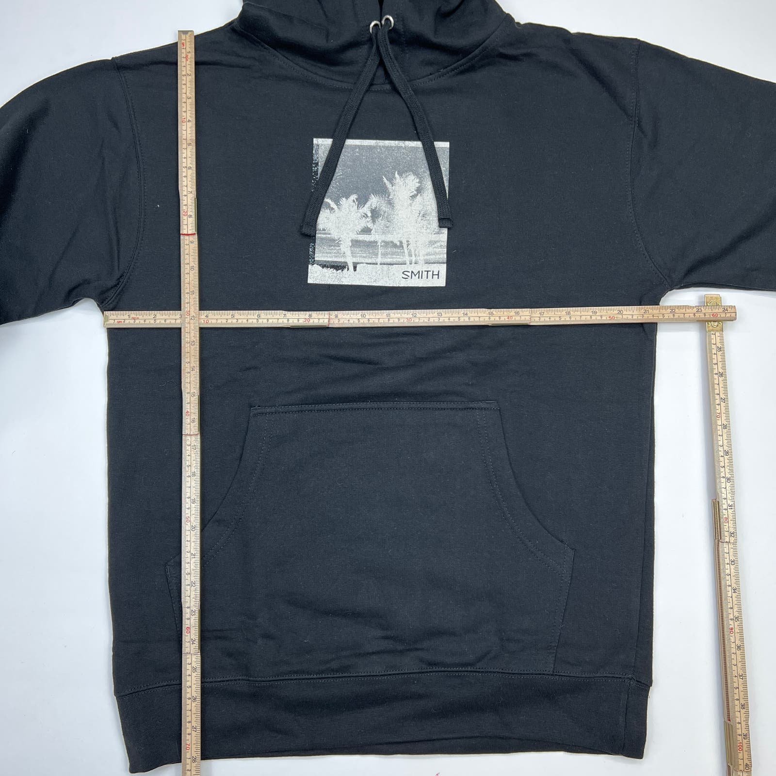Smith Men Black Breaker US M Hoodie Cotton Long Sleeve