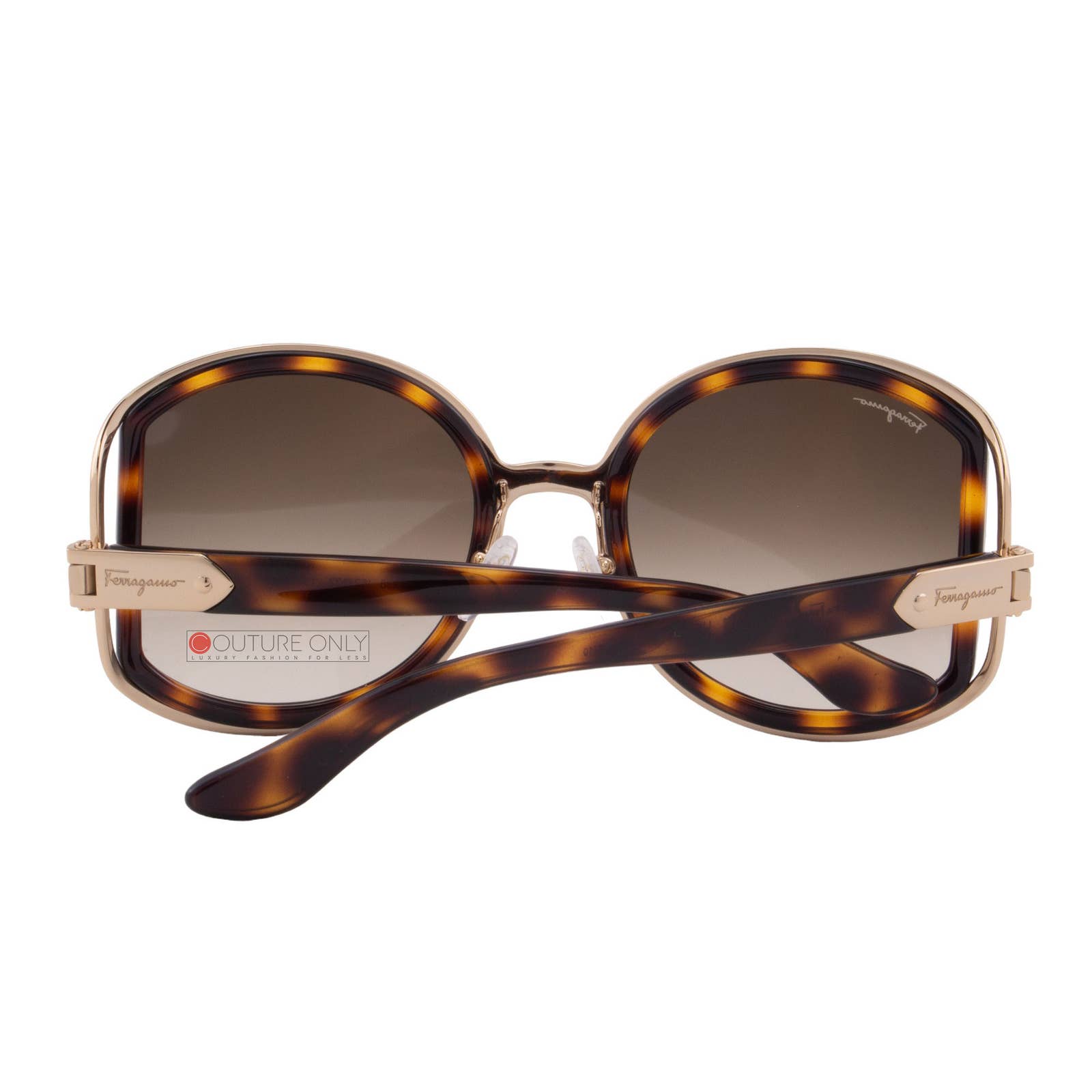 Women Havana Brown Round Sunglasses SF719S-238