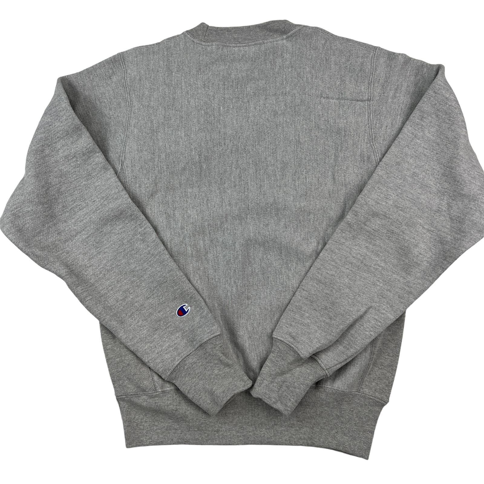 Champion Men Grey Sweatshirt US XS Crew neck long Sleeve Pullover