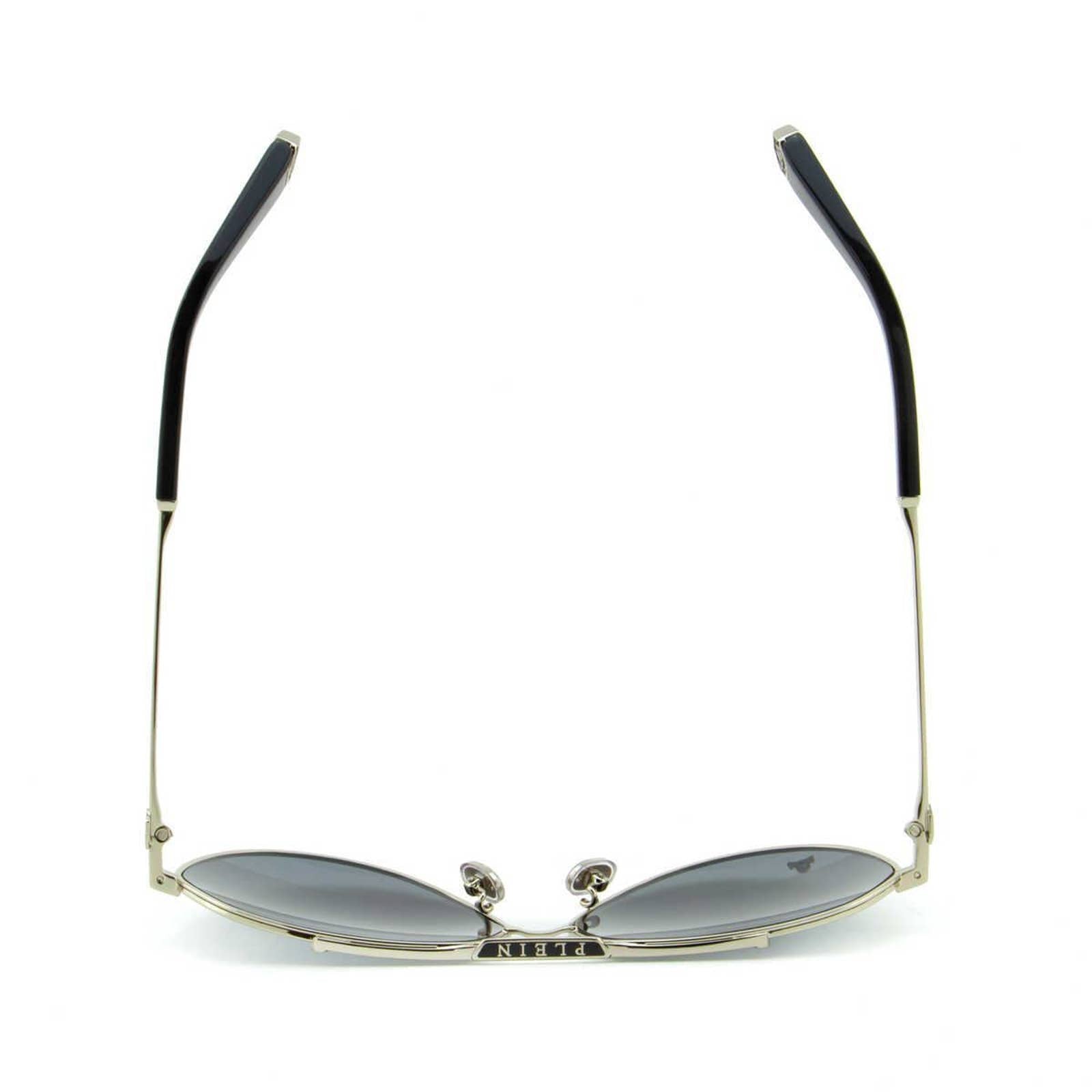 Men Silver Metal Aviator Sunglasses SPP007M-583H