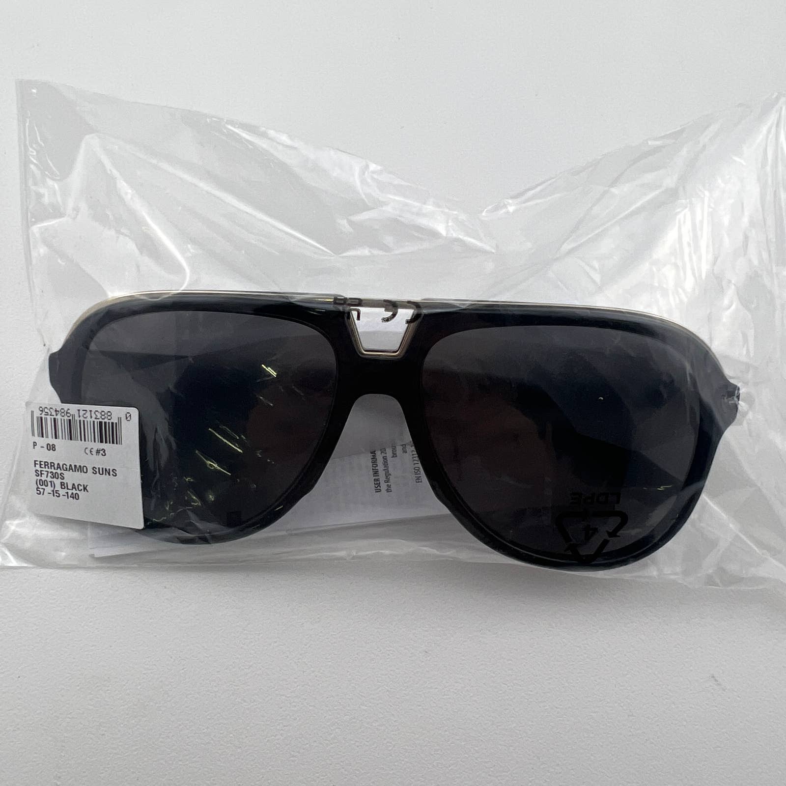 Men Aviator Black Gold Sunglasses