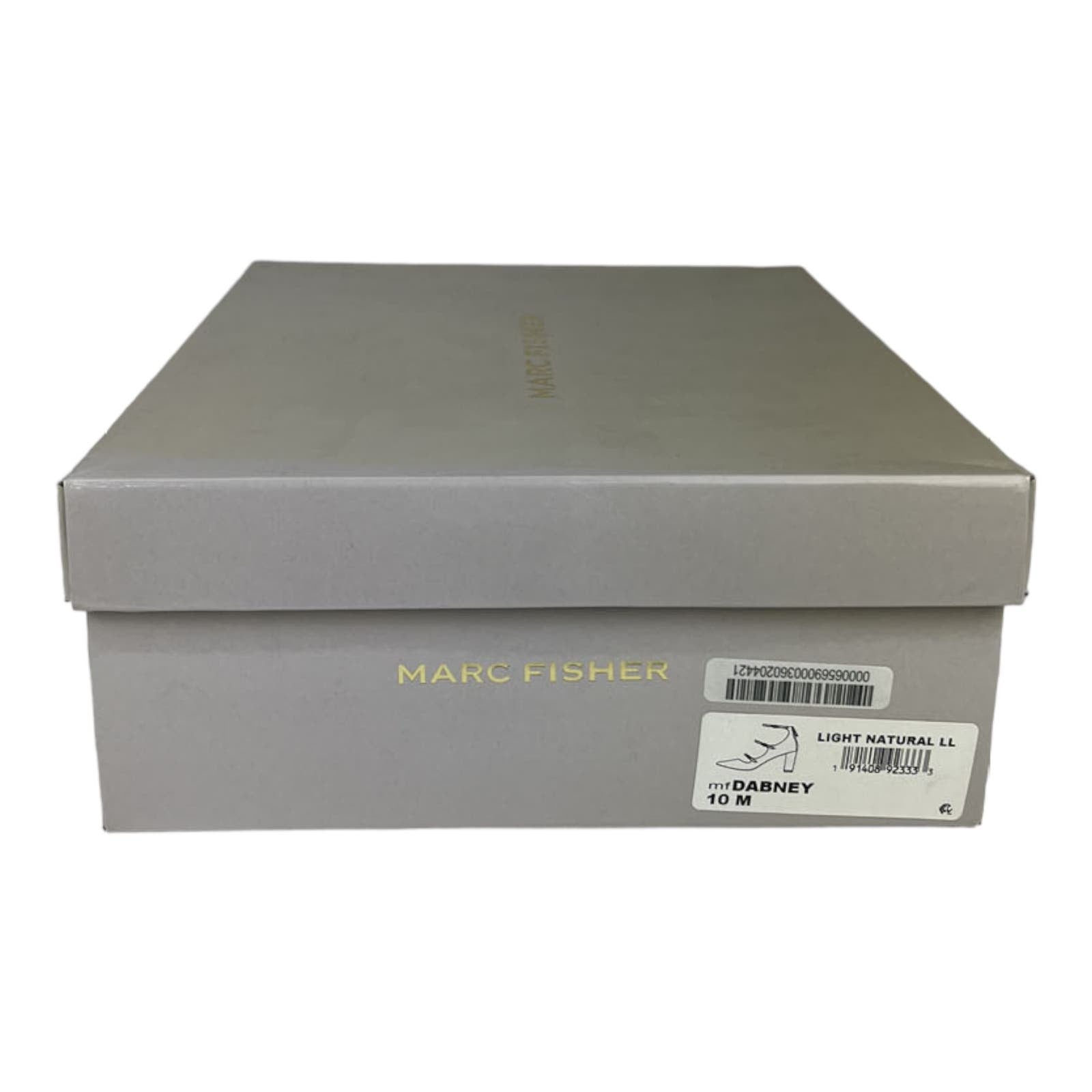 Marc Fisher Women 10 US MF Dabney Brown Light Natural Zipper Shoes
