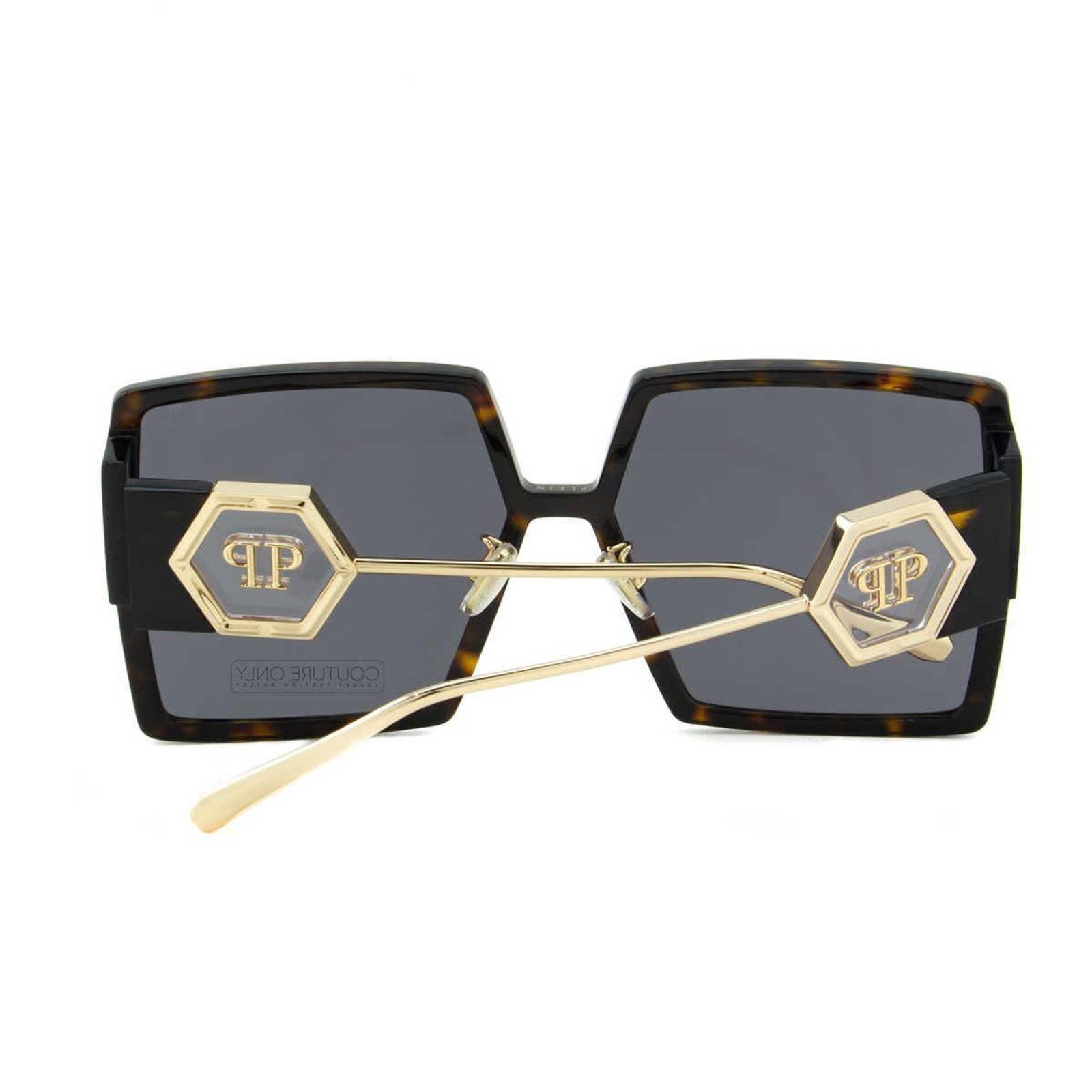 Women Havana Brown Oversized Sunglasses SPP028M-722X