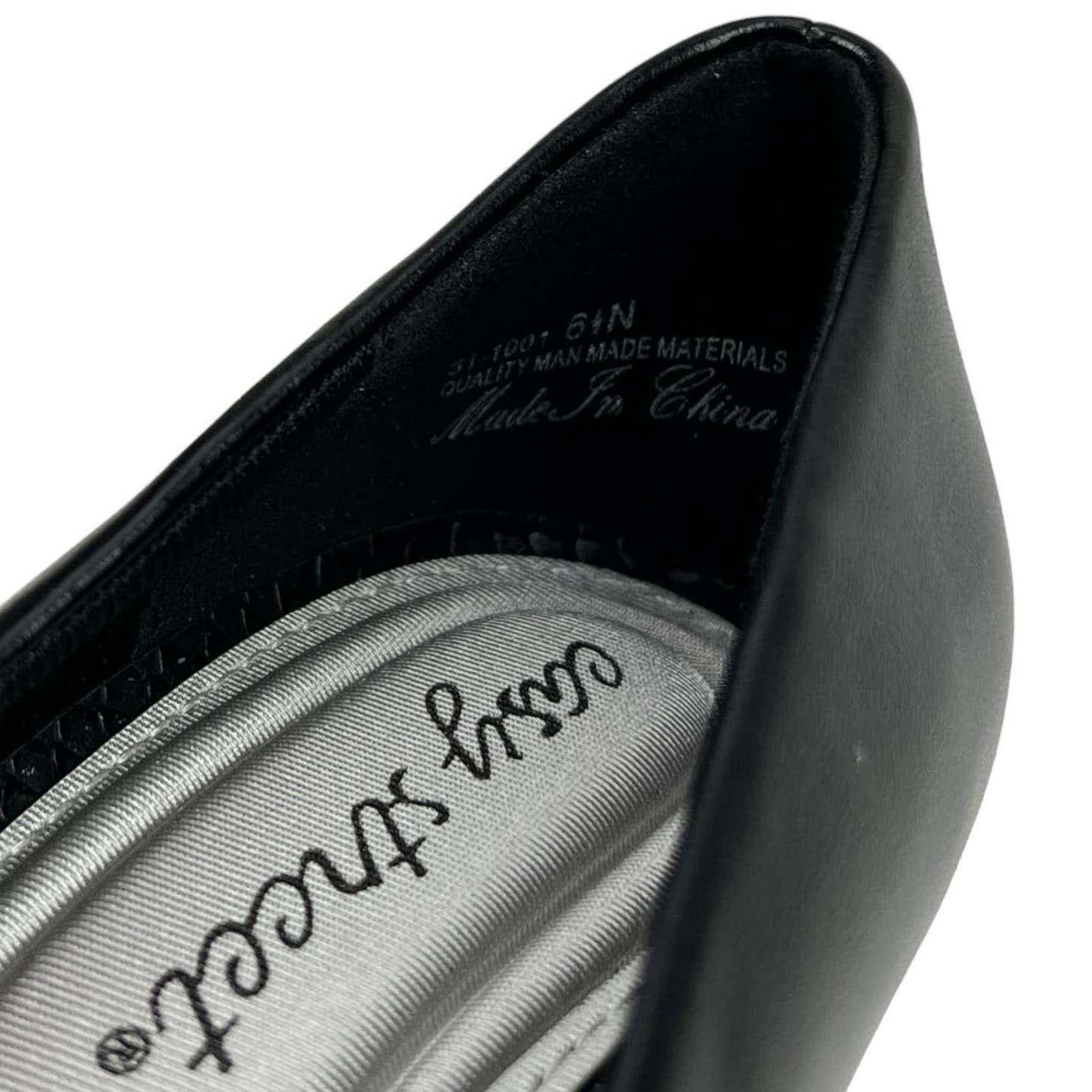 Easy Street Women US 6.5 Black Shoes Pointed toe Slip-on