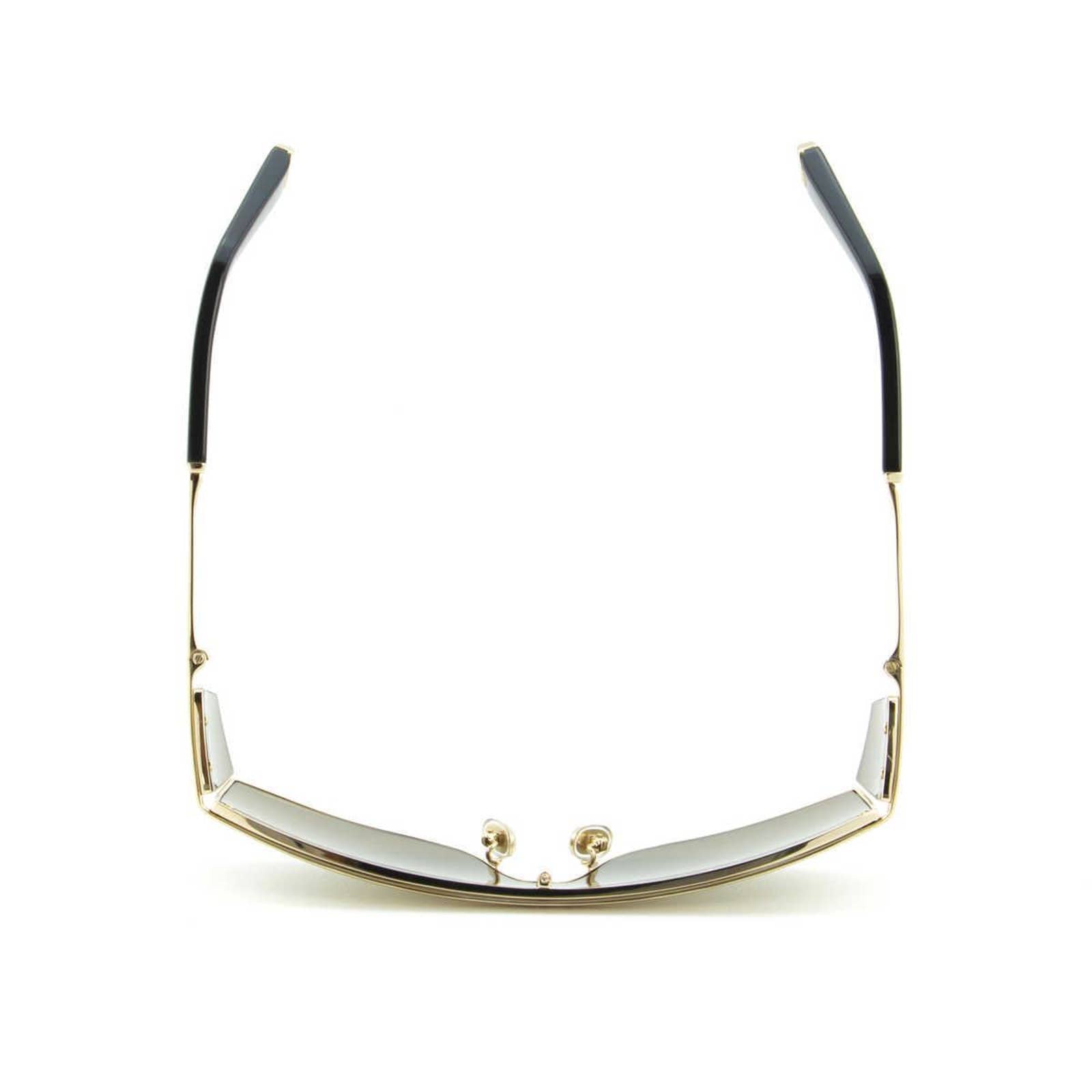 Women Gold Shield Sunglasses SPP013M-300G