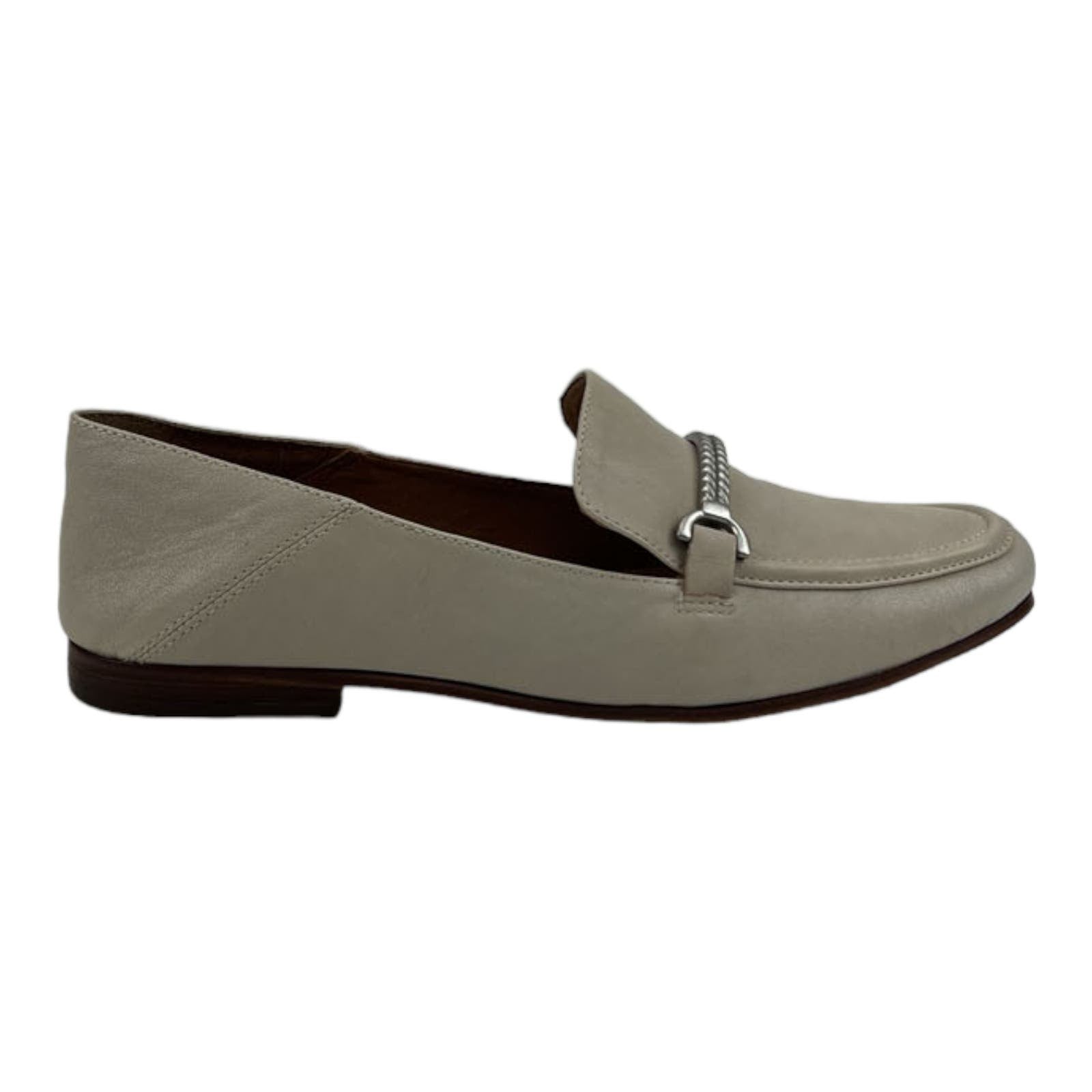 Patricia Nash Women US 10 Fia Loafer Flats Gray Bone Brown Shoes