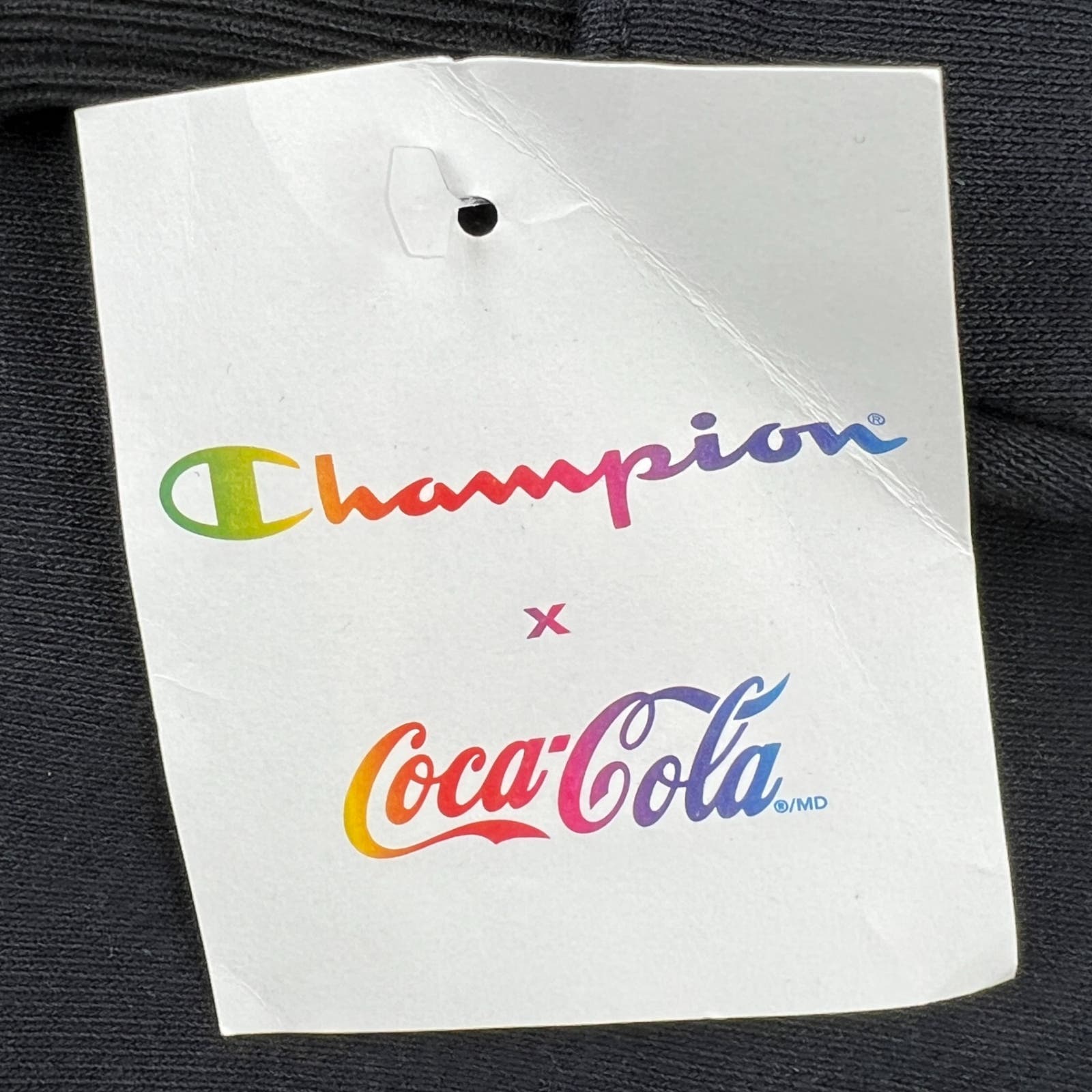 Champion Men Black Hoody US XS Coca-Cola Sweatshirt