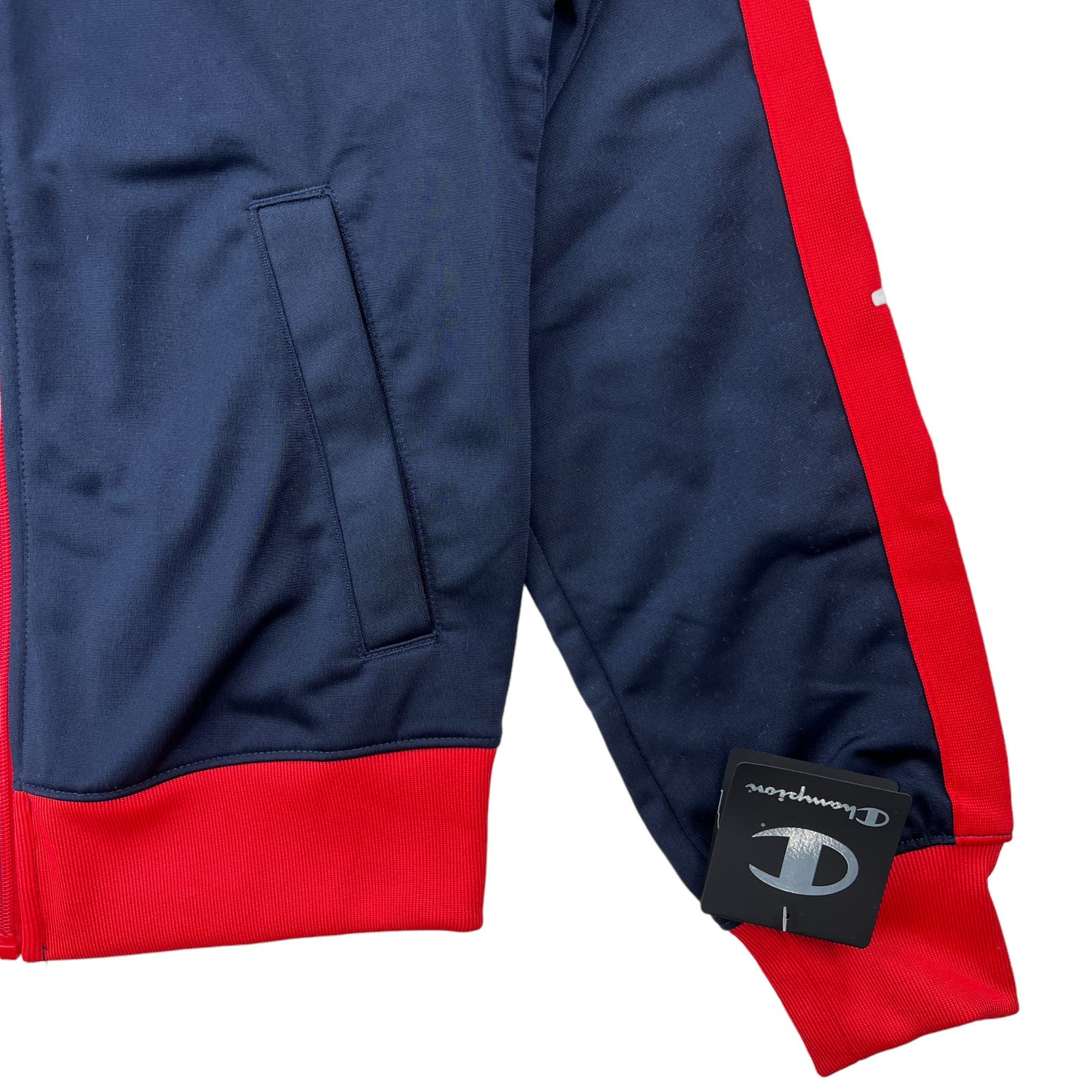 Champion Men US XS Navy Blue Full Zip Jacket