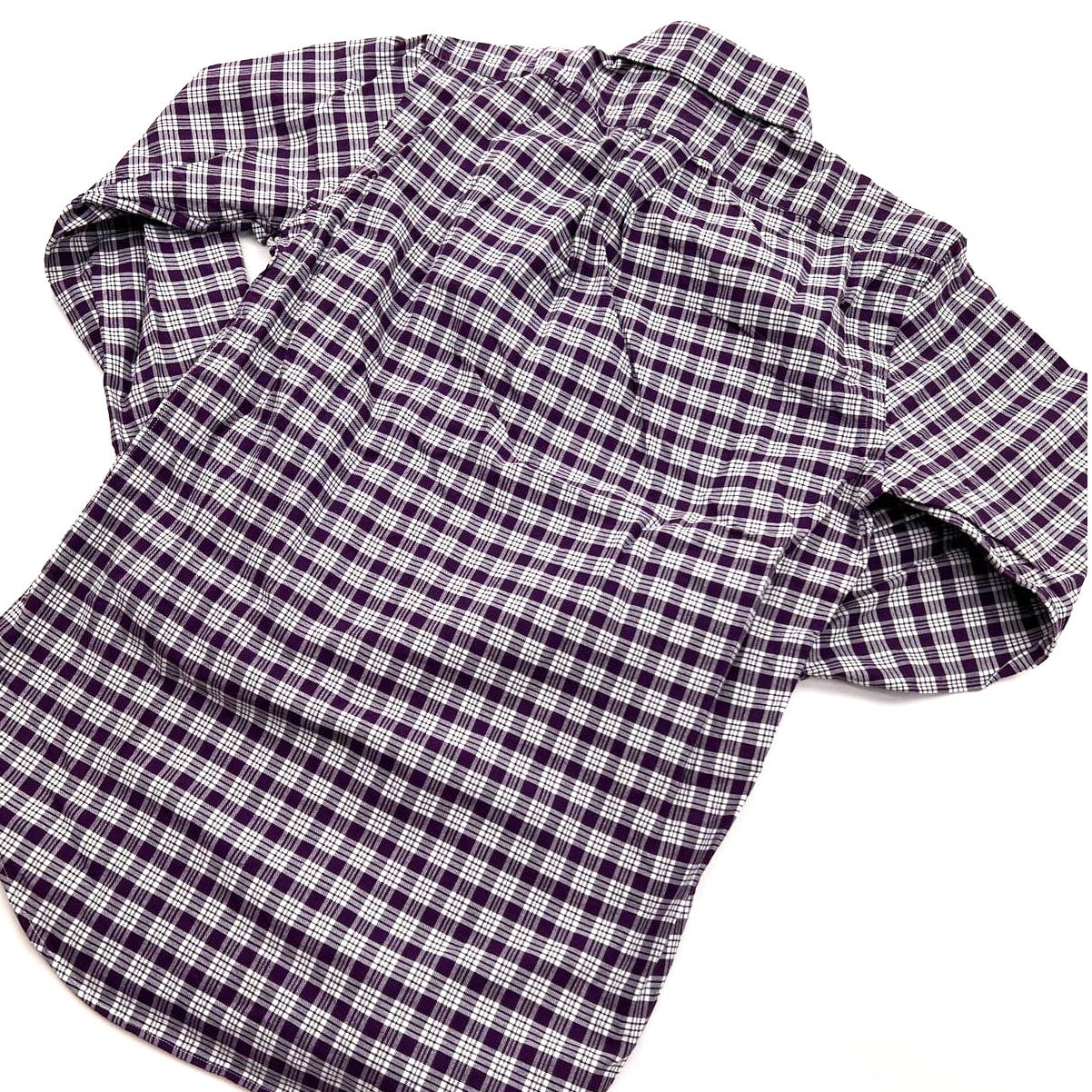 Polo Ralph Lauren Men Plaid Check US XS Oxford Dress Shirt