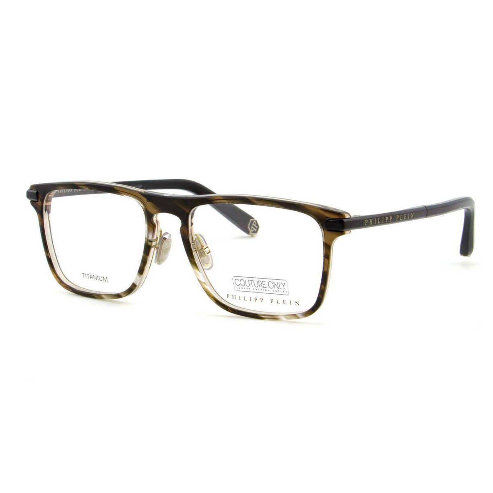Men Optical Square Marble Gray Brown VPP019M-0XAS