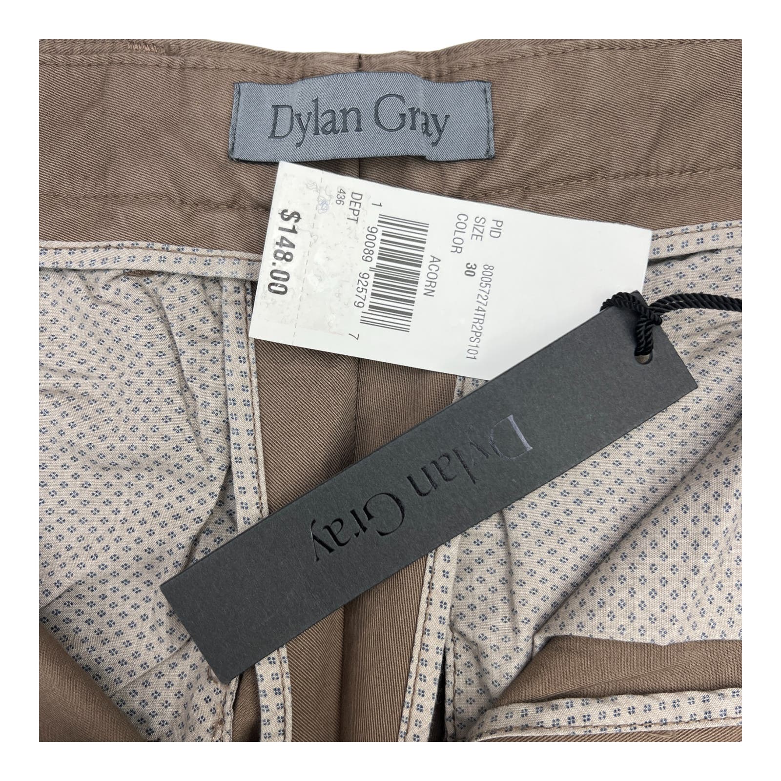 Dylan Gray Bloomingdales Men Brown Pants US 30 Regular Fit Cargo