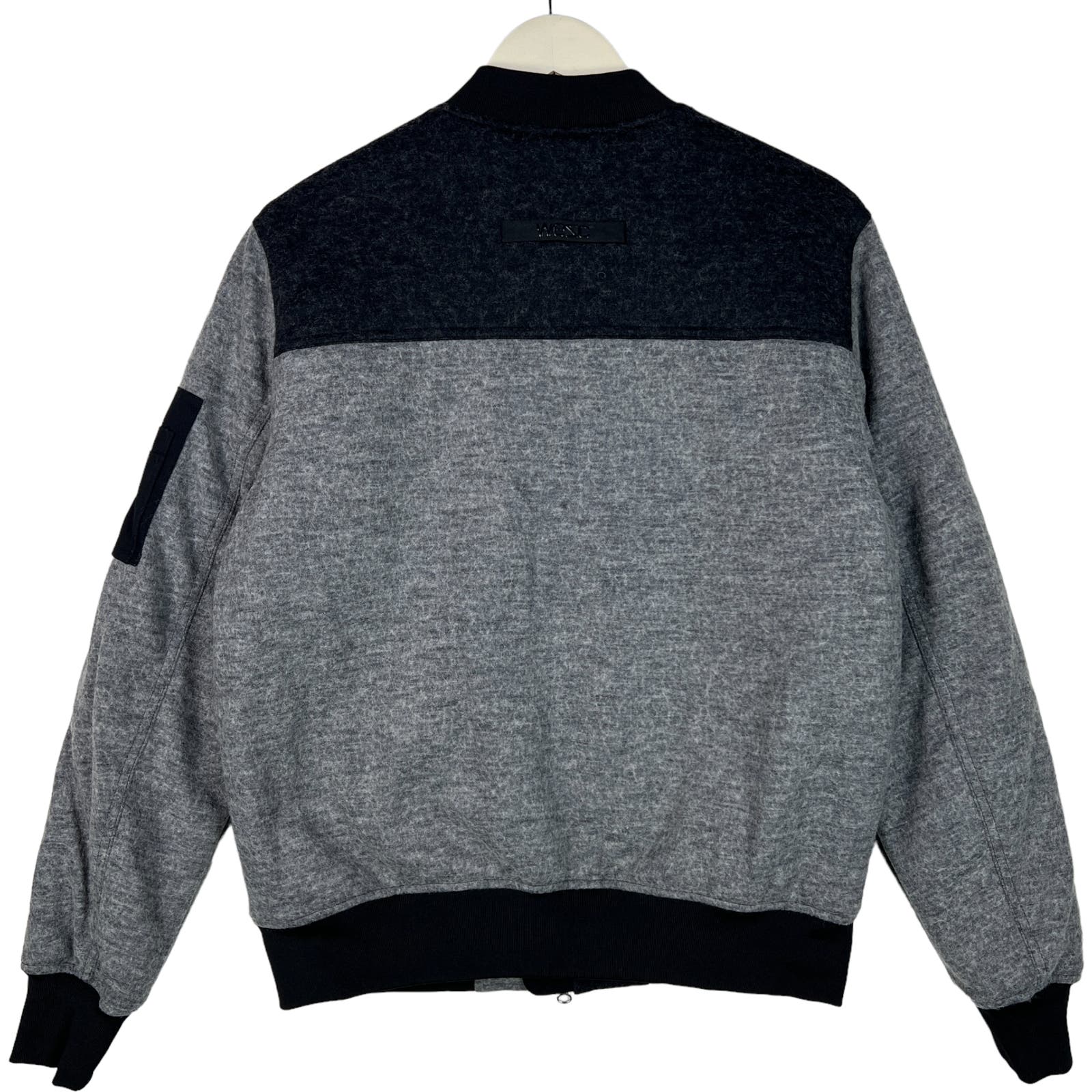 Wesc Mumel Men US S Melange Grey Jacket Flannel Bomber