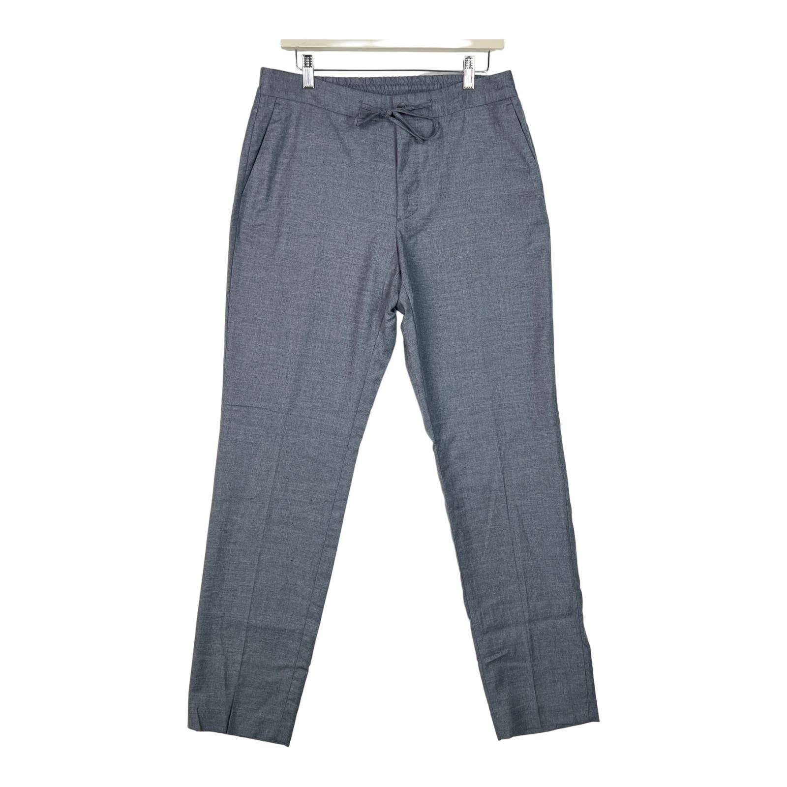 Dylan Gray Men Grey Wool Slim Fit US 34 Sweatpants