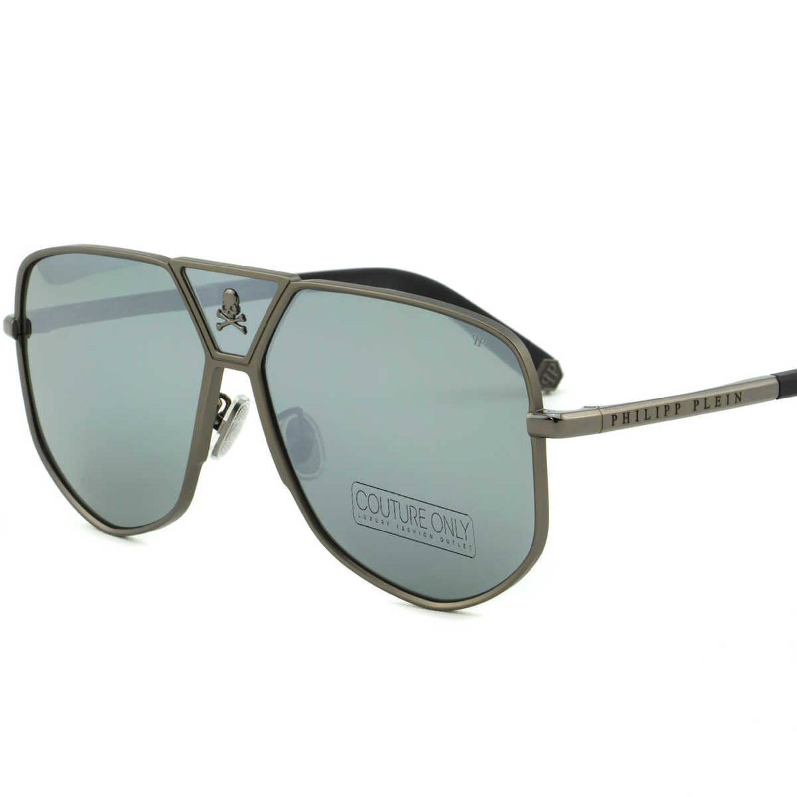 Men Aviator Gunmetal Titanium Sunglasses
