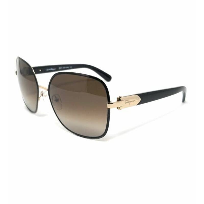 Women Oversized Rectangular Black Sunglasses SF150S-733