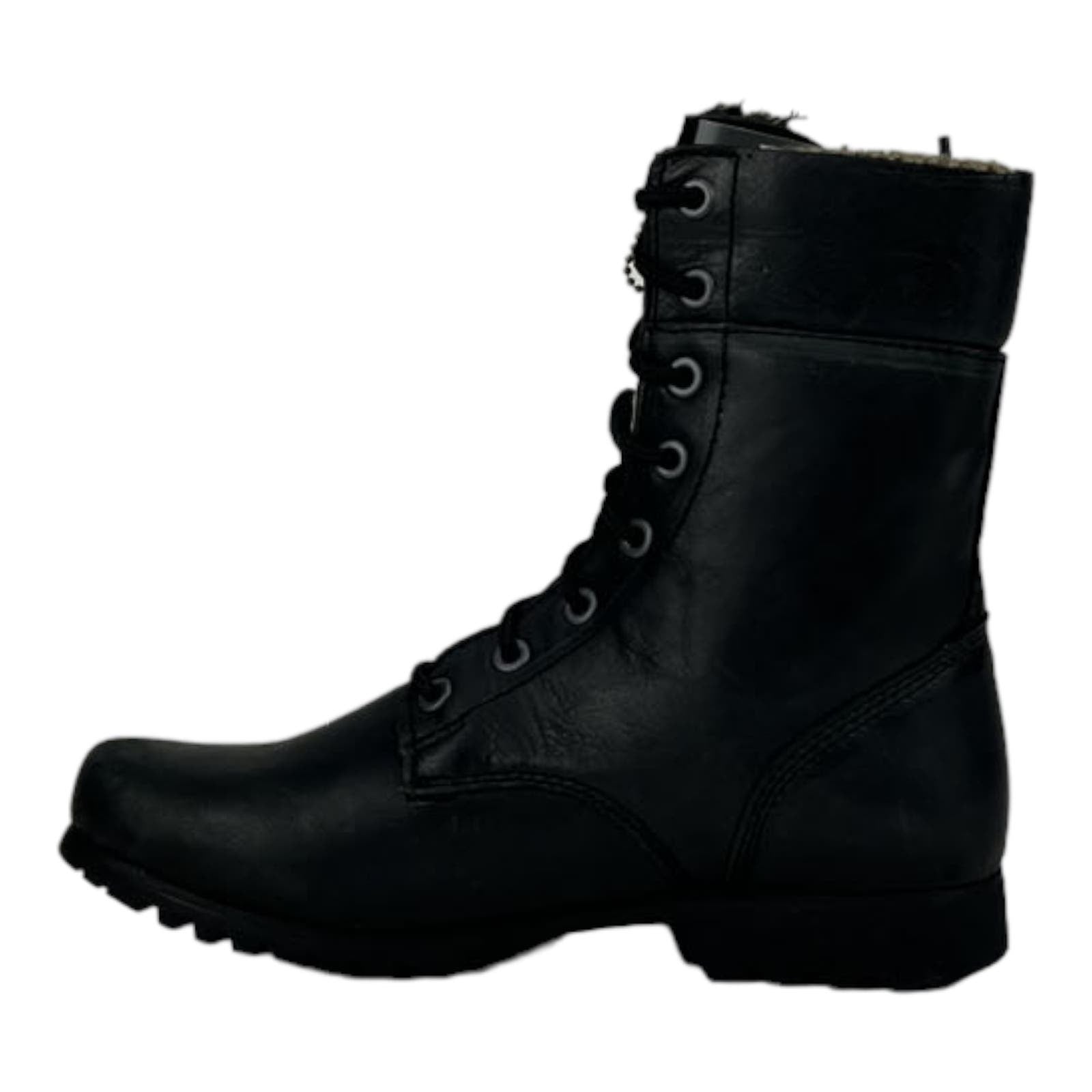 Caterpillar CAT Women US 7.5 Winter Alexi Combat Black Ankle Boots