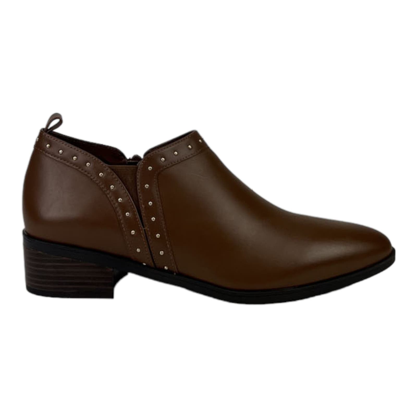 Bella Vita Women US 9 Dark Tan Brown Leather Ankle Boot Shoes