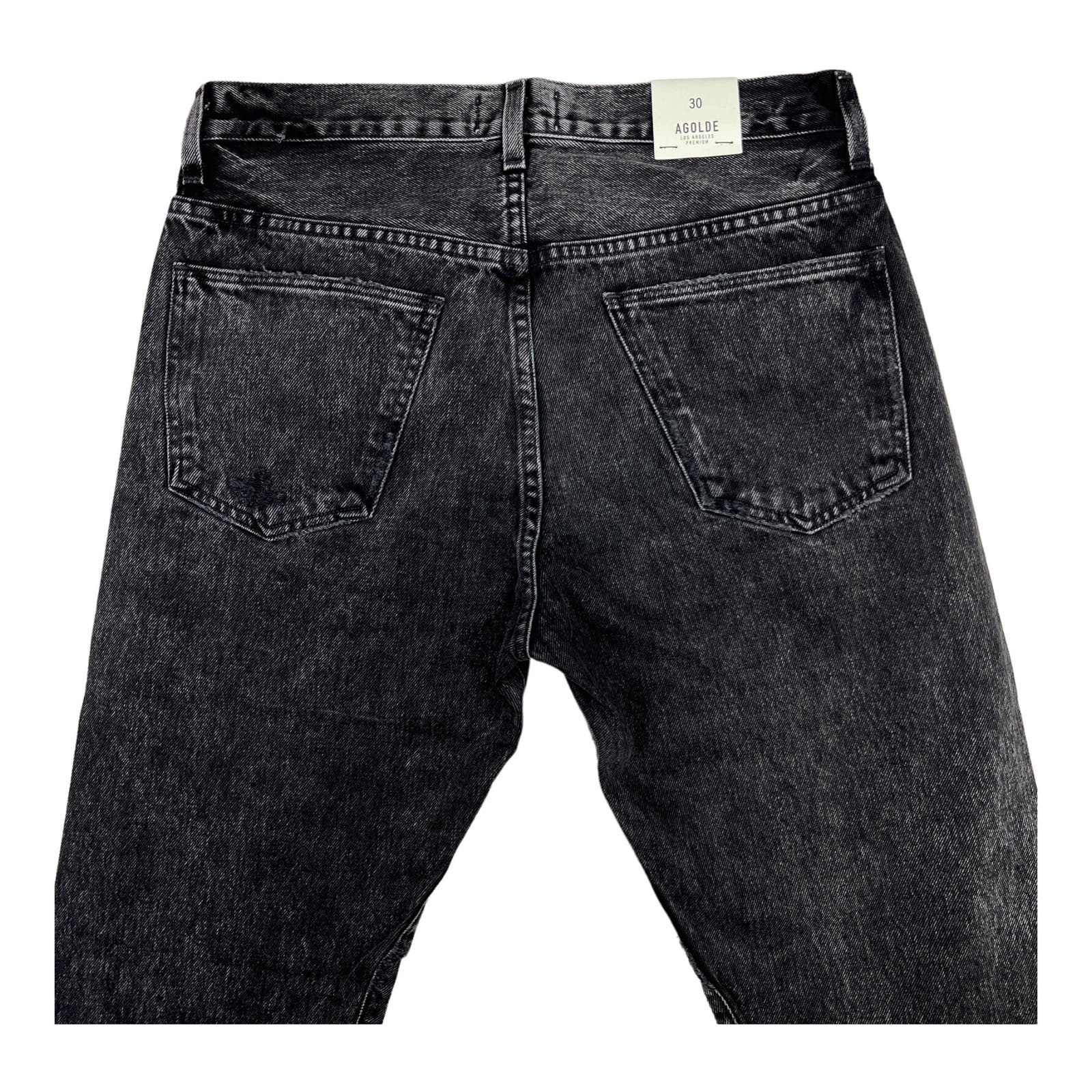 Agolde Men Jeans Tapered US 30 Slim Fit Denim Washed Cotton