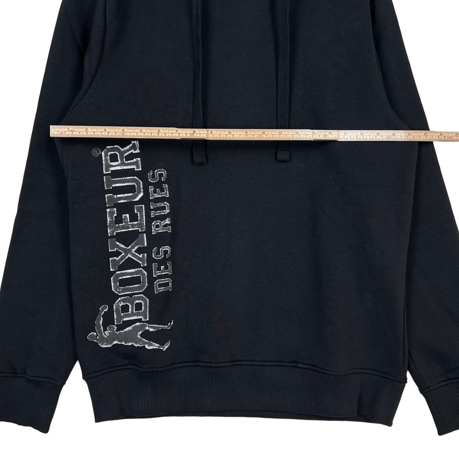 Boxeur Des Rues Men Sweatshirt US XXL Closed Hood Long Sleeve Graphic Print