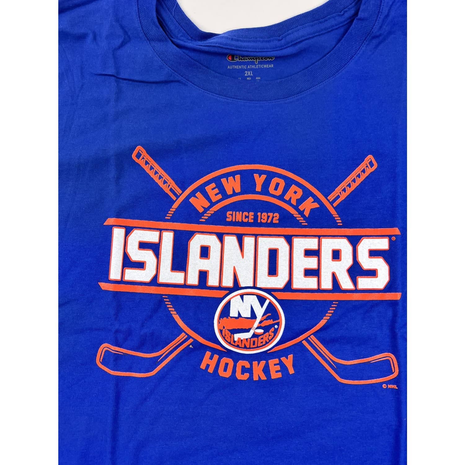 Champion Men NHL Blue T-Shirt US XXL Heritage Tee