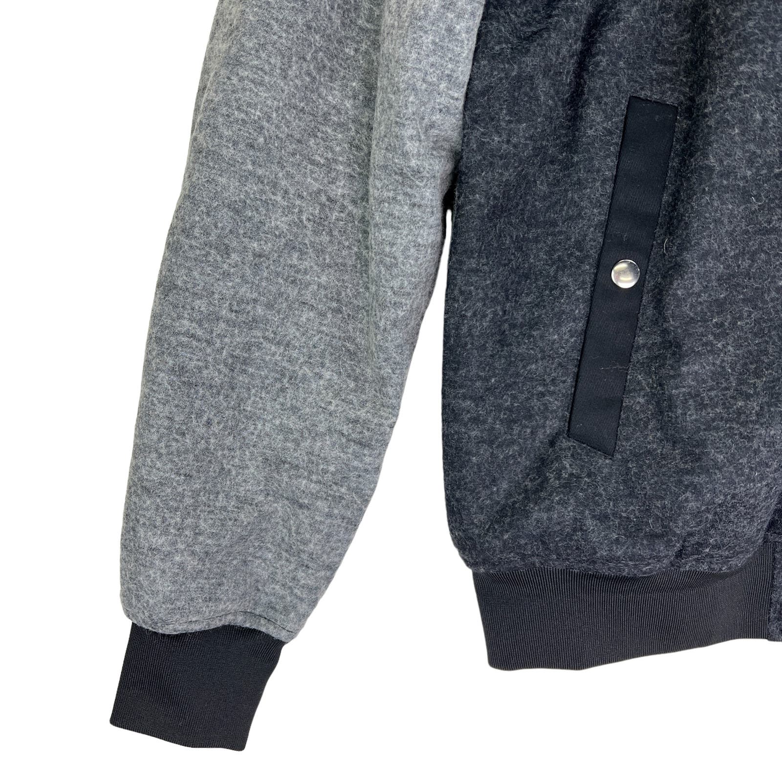 WESC Multi Gray US Men XL / Women XXL Bomber Blocked Flannel Jacket