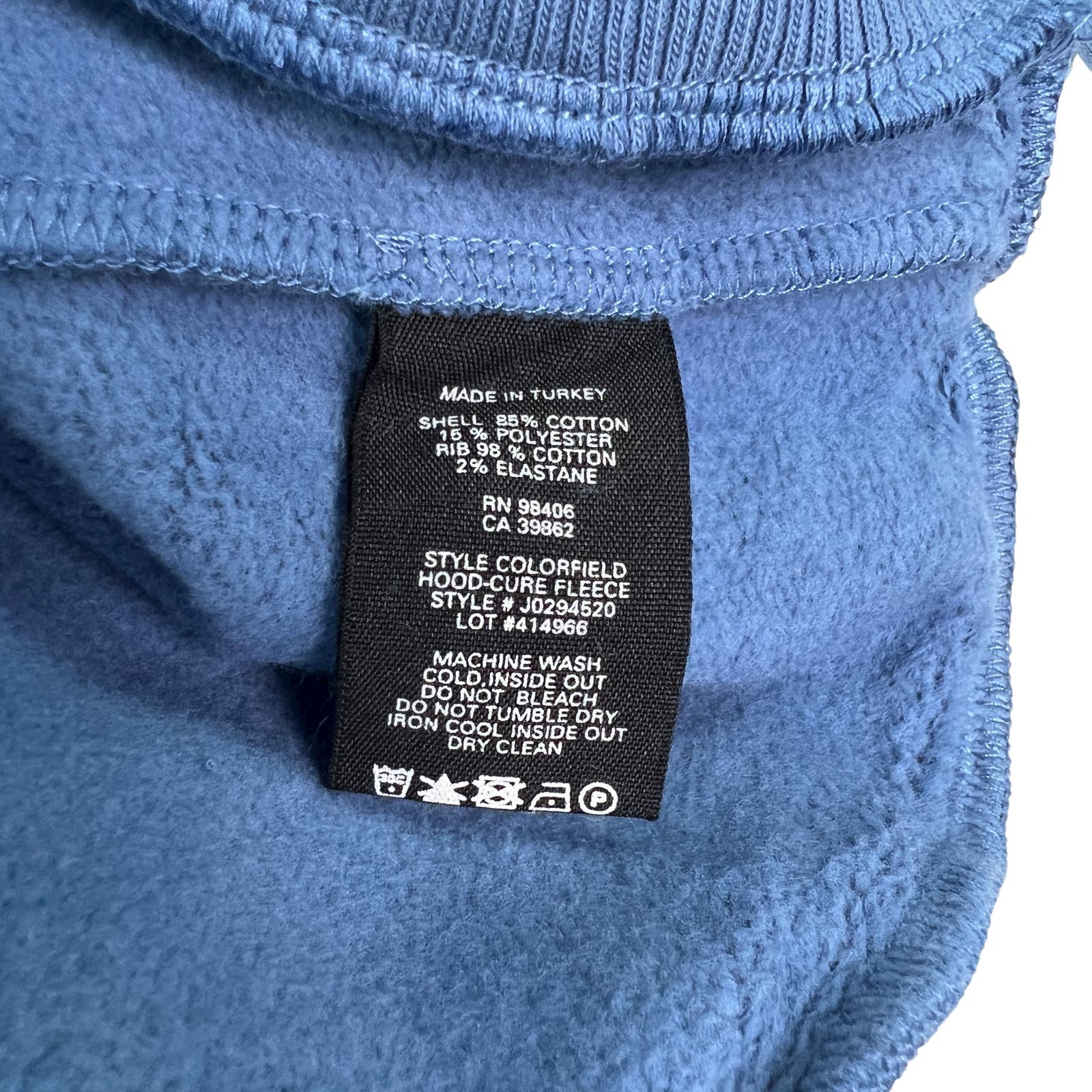 Theory Men Blue Dust Hoodie US S Pull-On Sweatshirt Long Sleeves