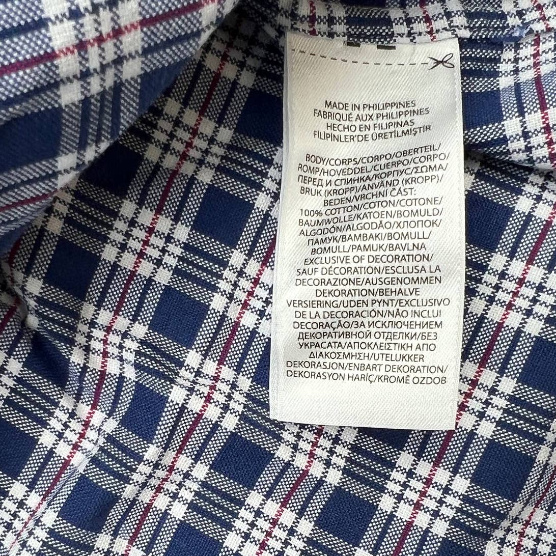 POLO by Ralph Lauren 100% Cotton Men Blue Plaid Shirt US XS Button Down