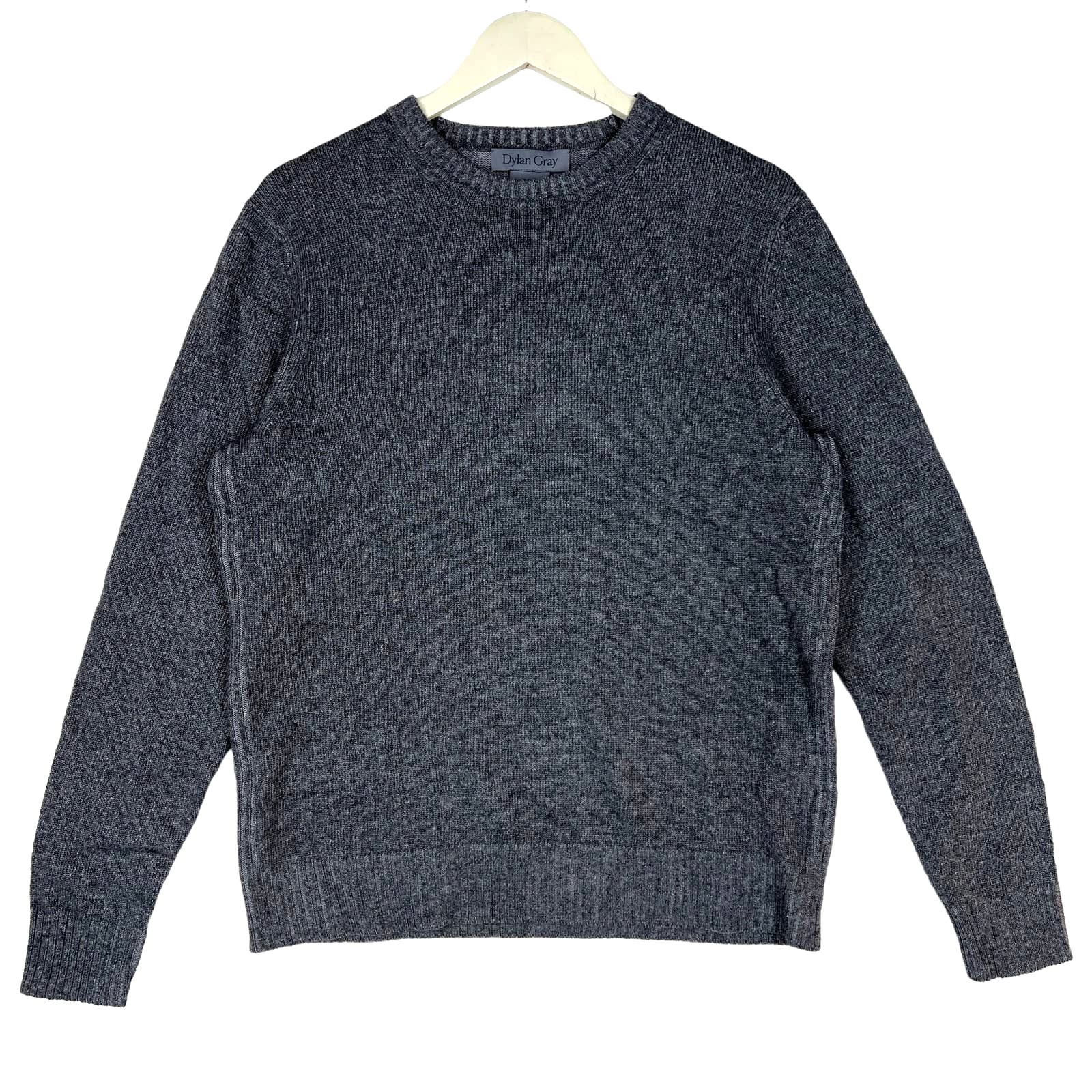 Dylan Gray Men Crewneck Long Sleeve US S Wool Cashmere Sweatshirt