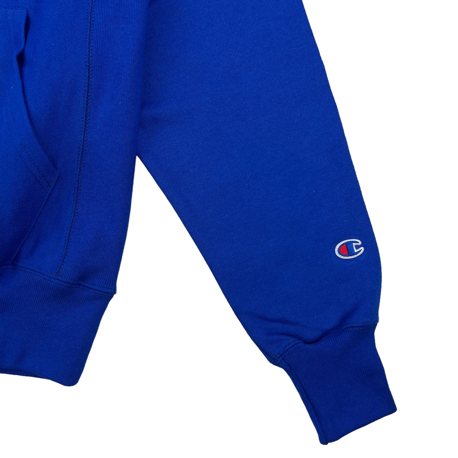 Champion Men Blue Hoody US S Long Sleeve