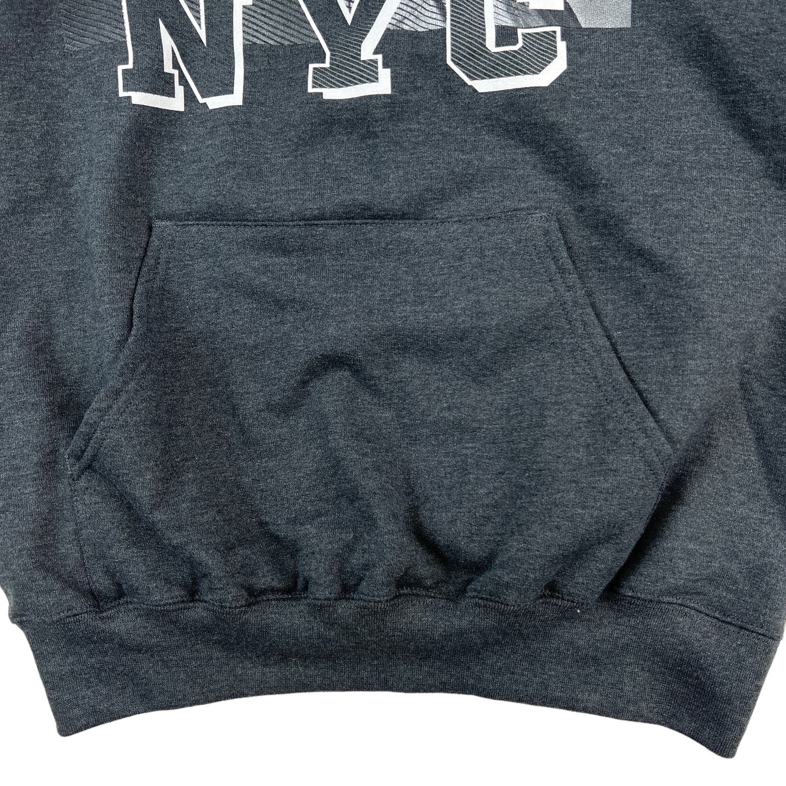 Champion NYC Men Gray Hoodie US S Casual Long Sleeve